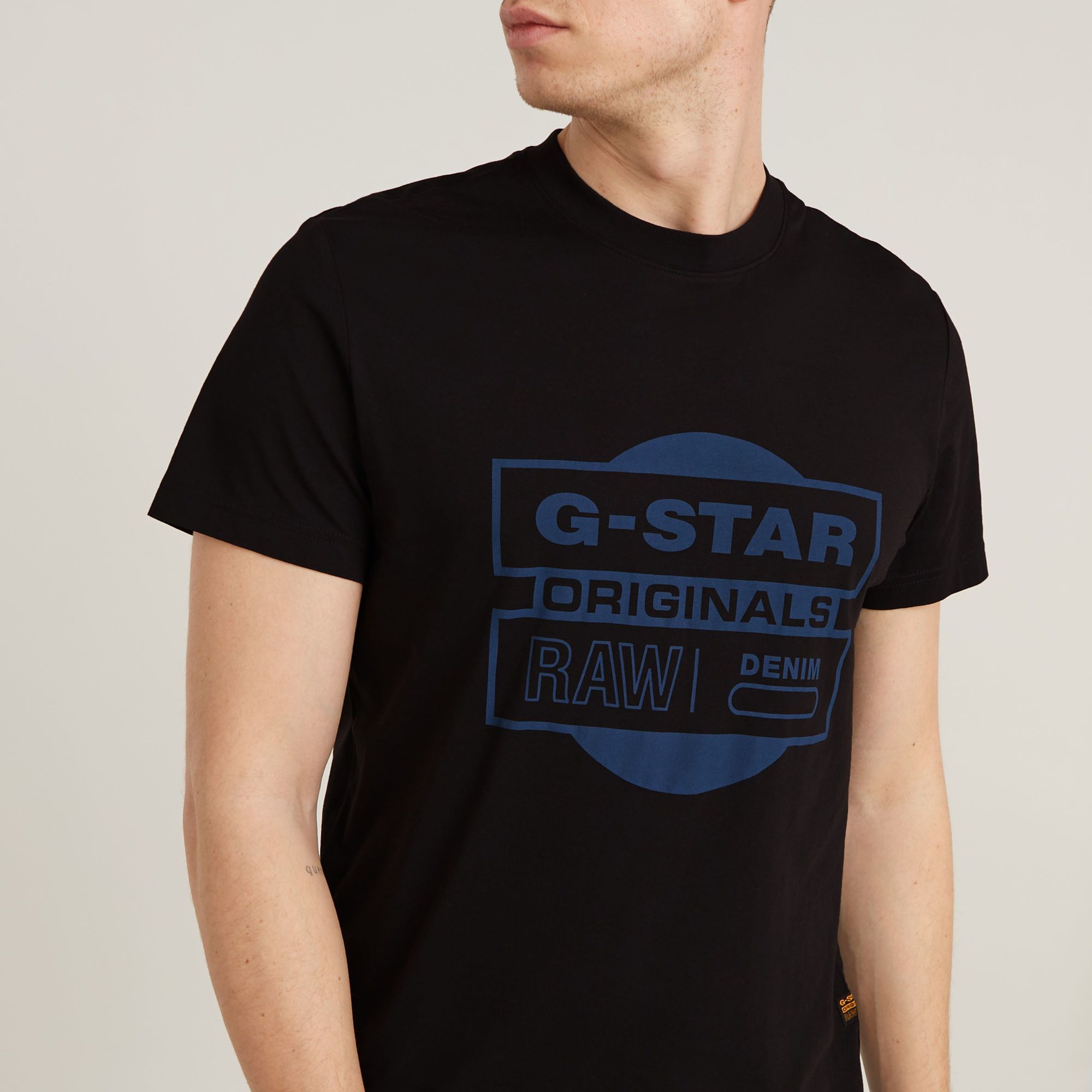 G-Star RAW Originals Underground T-Shirt Zwart Heren