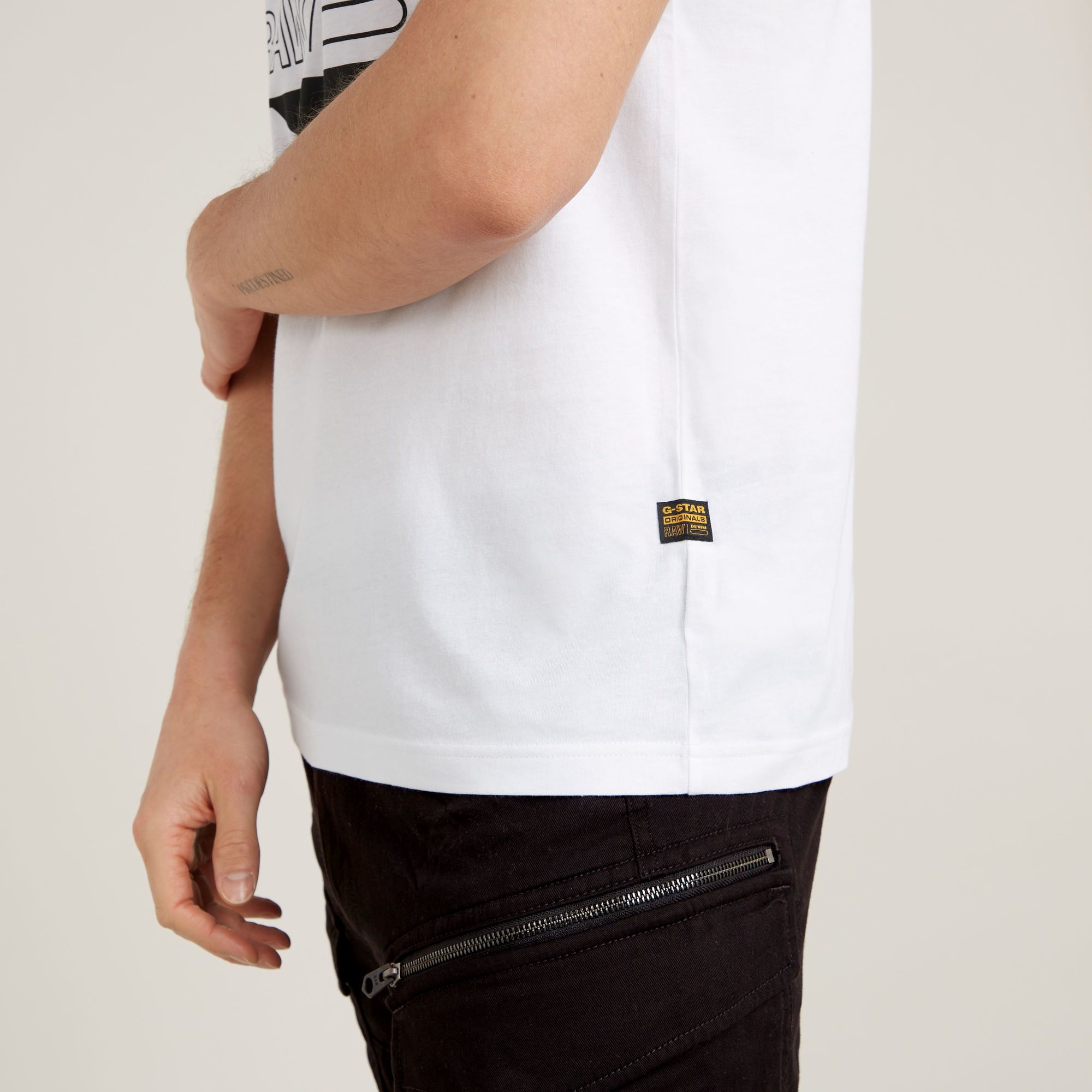 G-Star RAW Originals Underground T-Shirt Wit Heren