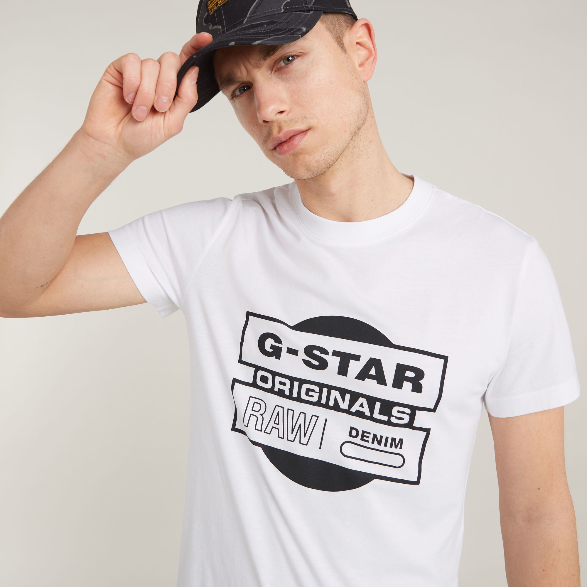 G-Star RAW Originals Underground T-Shirt Wit Heren
