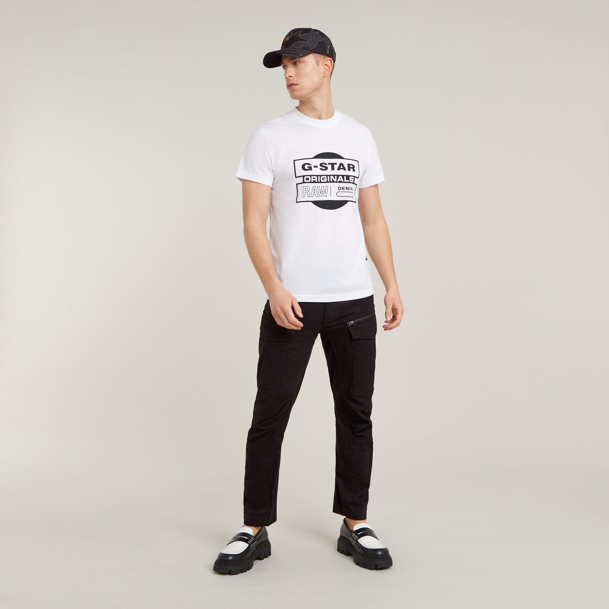 G-Star RAW Originals Underground T-Shirt Wit Heren