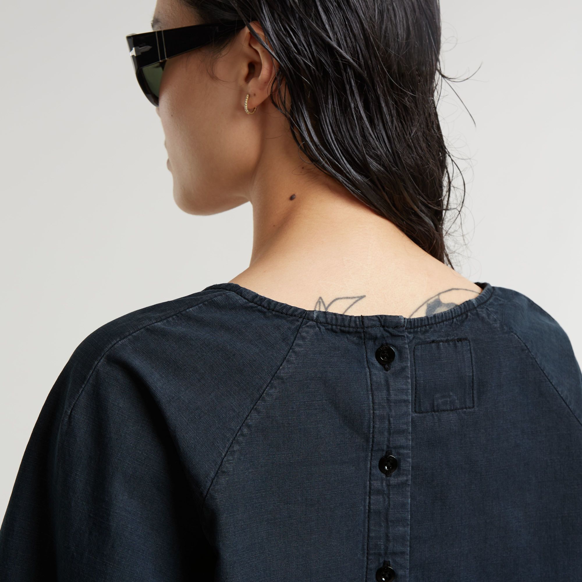 G-Star RAW Cocoon Blouse Donkerblauw Dames