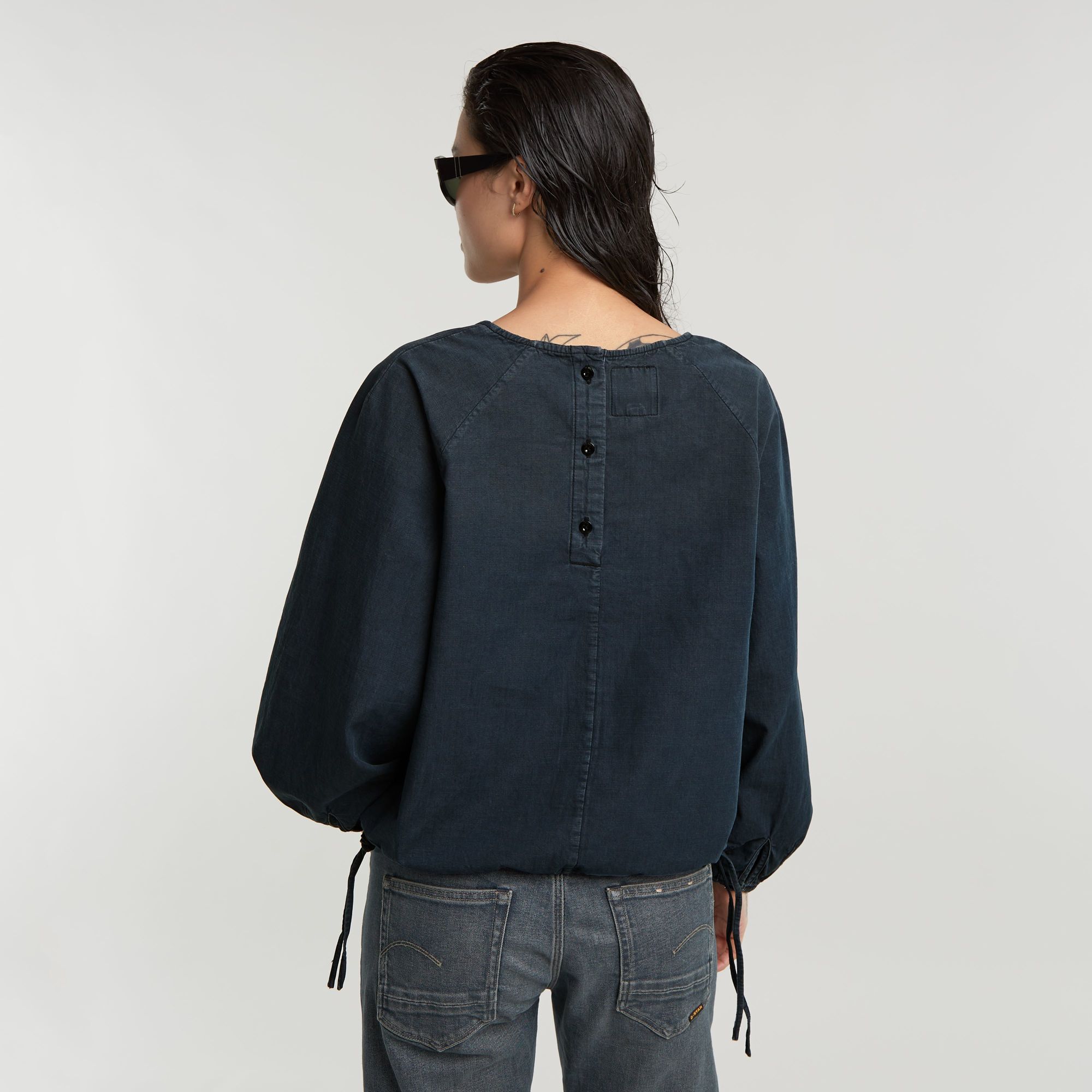 G-Star RAW Cocoon Blouse Donkerblauw Dames