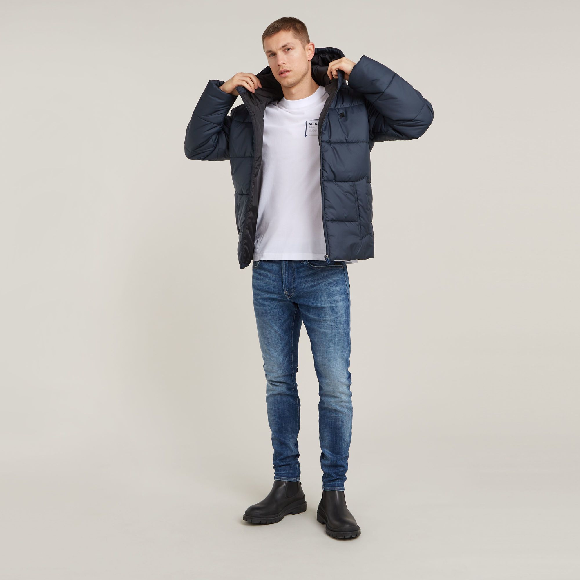 G-Star RAW Originals Catch T-Shirt Wit Heren
