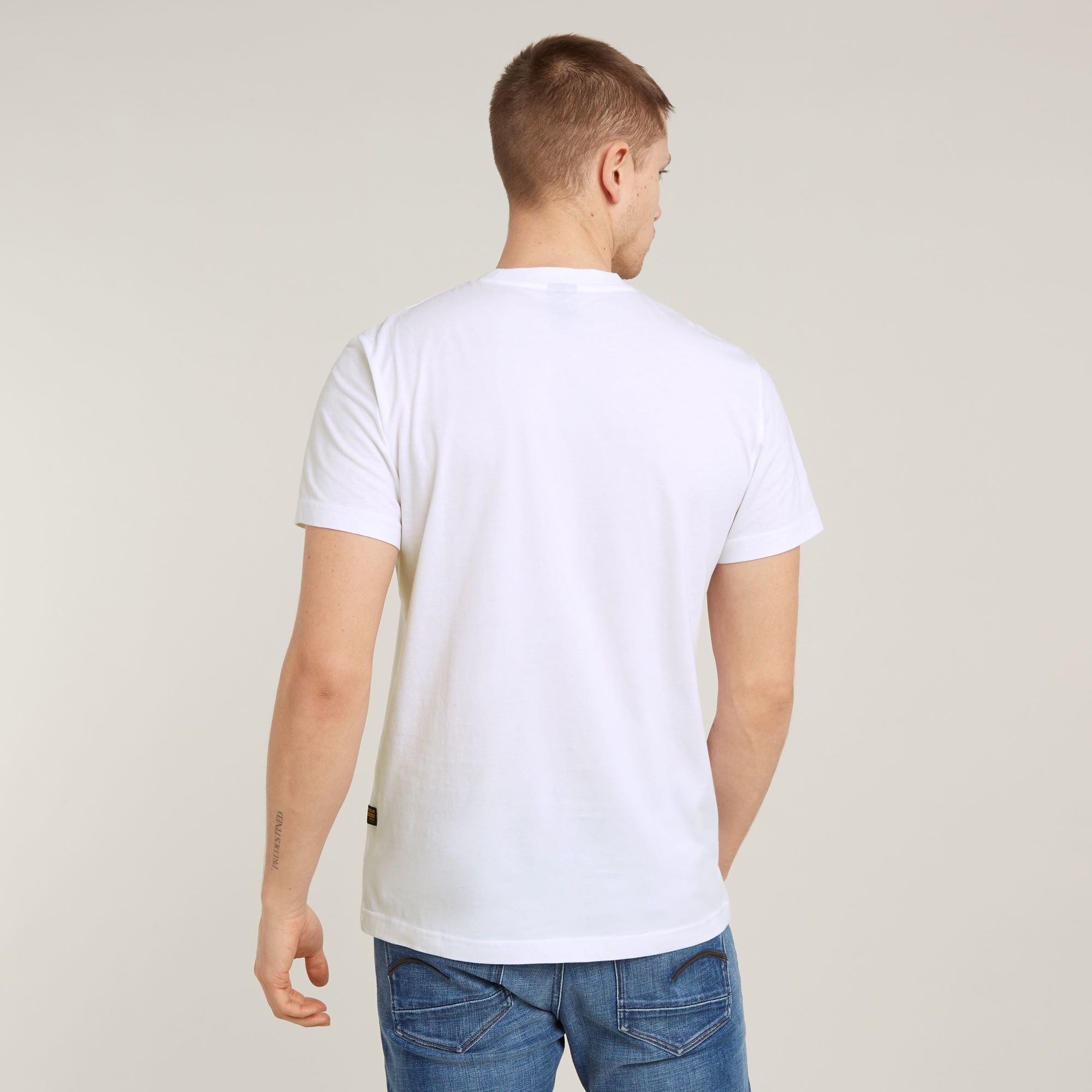 G-Star RAW Originals Catch T-Shirt Wit Heren