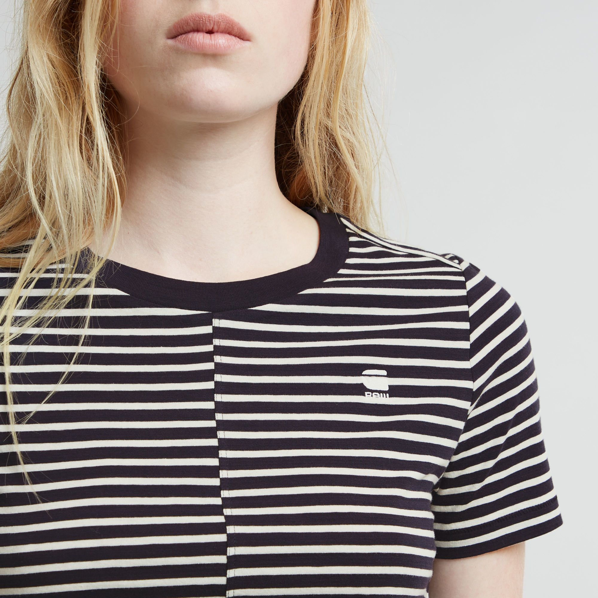 G-Star RAW Front Seam Stripe Top Meerkleurig Dames