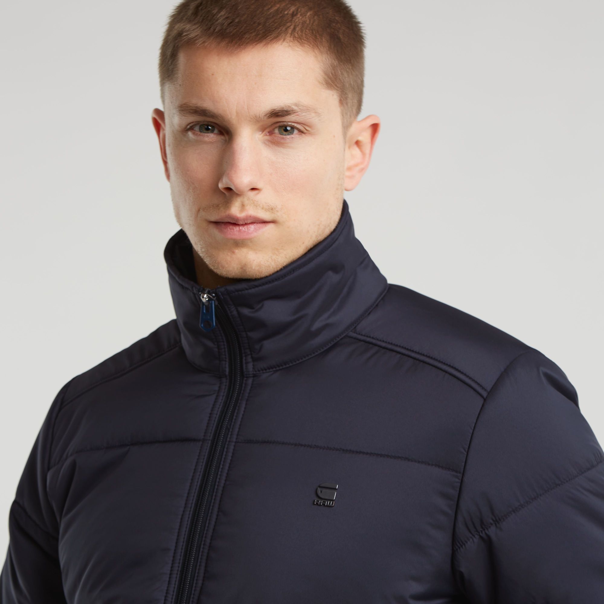 G-Star RAW Gewatteerd Jack Quilted Donkerblauw Heren