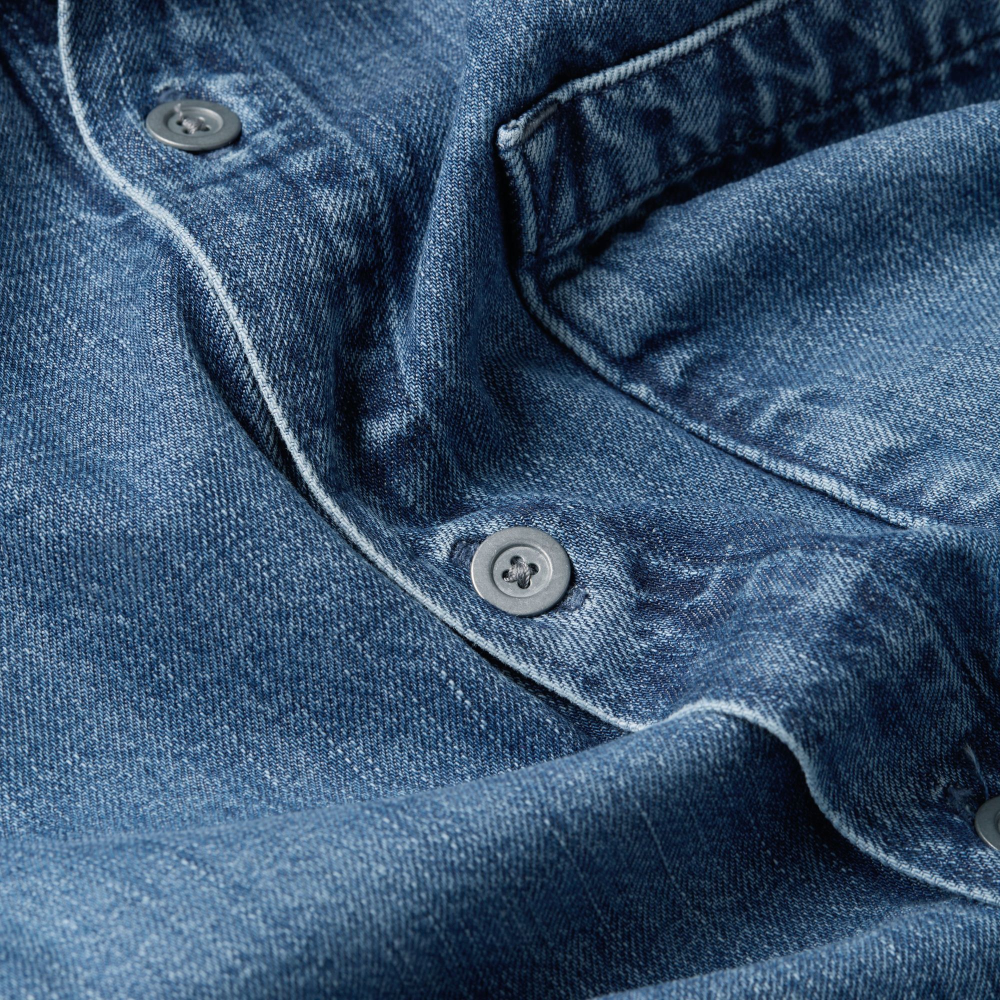 G-Star RAW Modular Blousejurk Midden blauw Dames