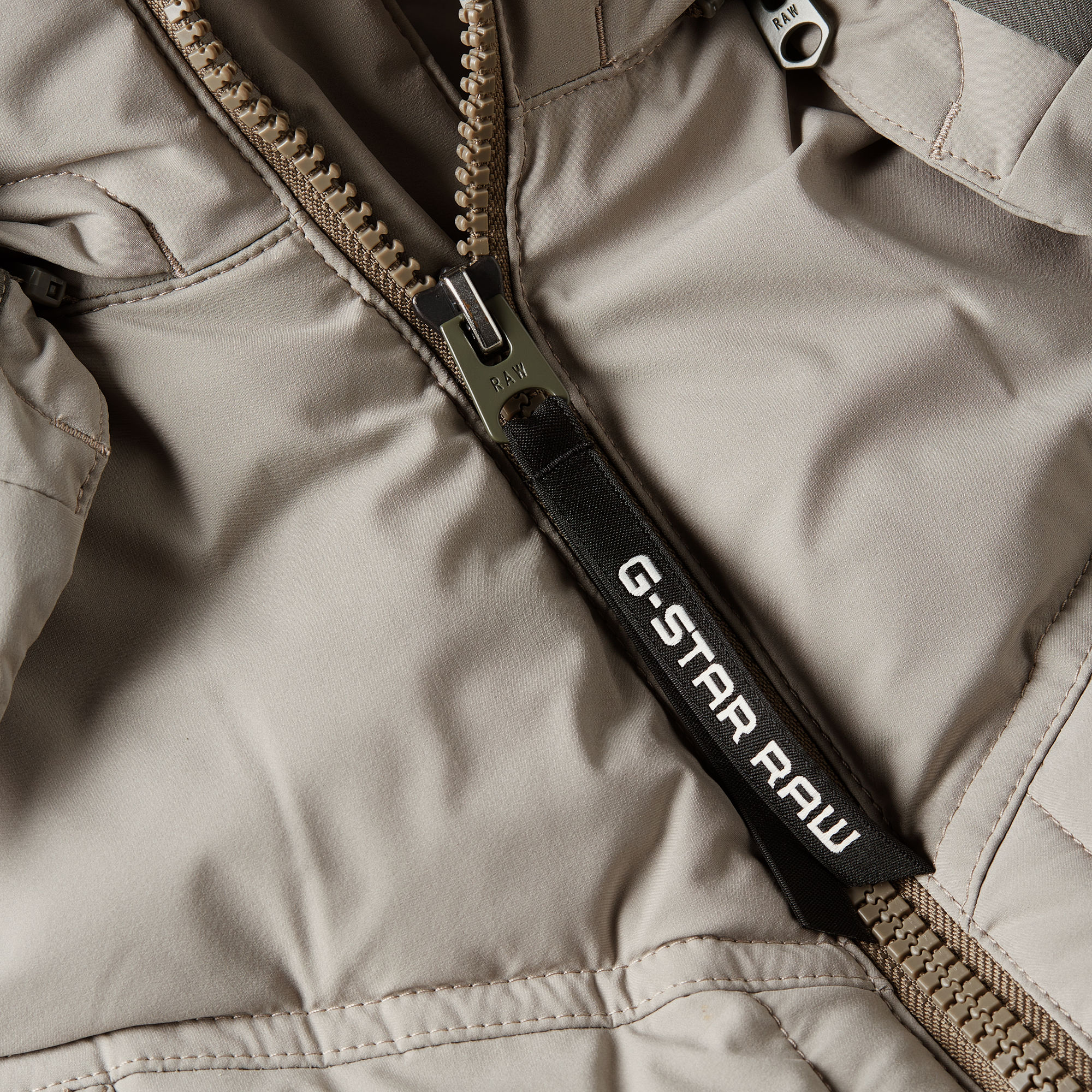 G-Star RAW G- Whistler 2.0 Gewatteerd Jack Met Capuchon Beige Heren