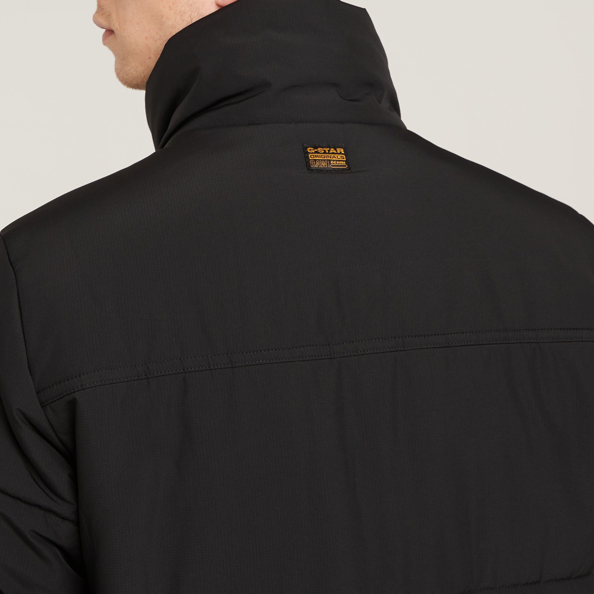 G-Star RAW 4 Pocket Quilted Gewatteerd Jack Zwart Heren