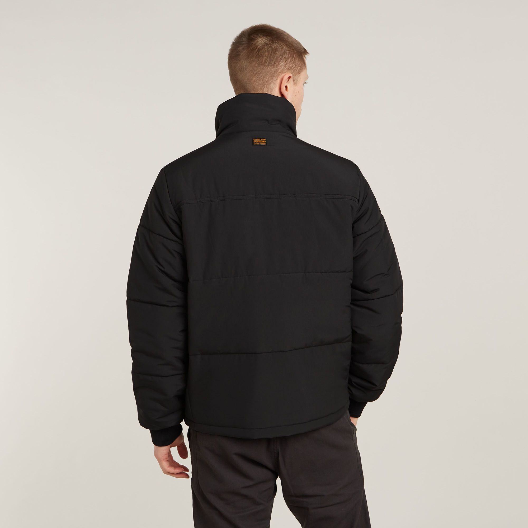 G-Star RAW 4 Pocket Quilted Gewatteerd Jack Zwart Heren