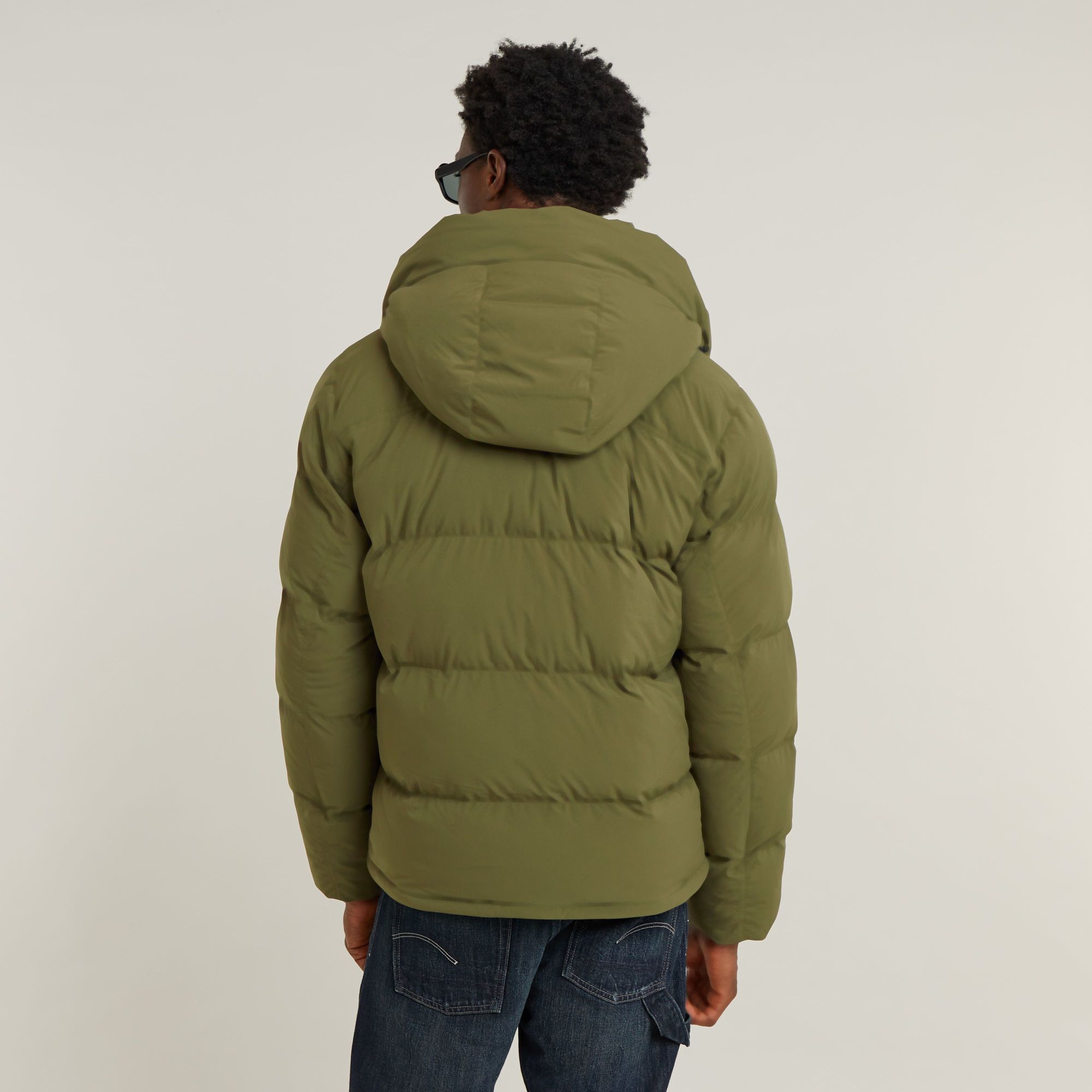 G-Star RAW G- Whistler 2.0 Gewatteerd Jack Met Capuchon Groen Heren