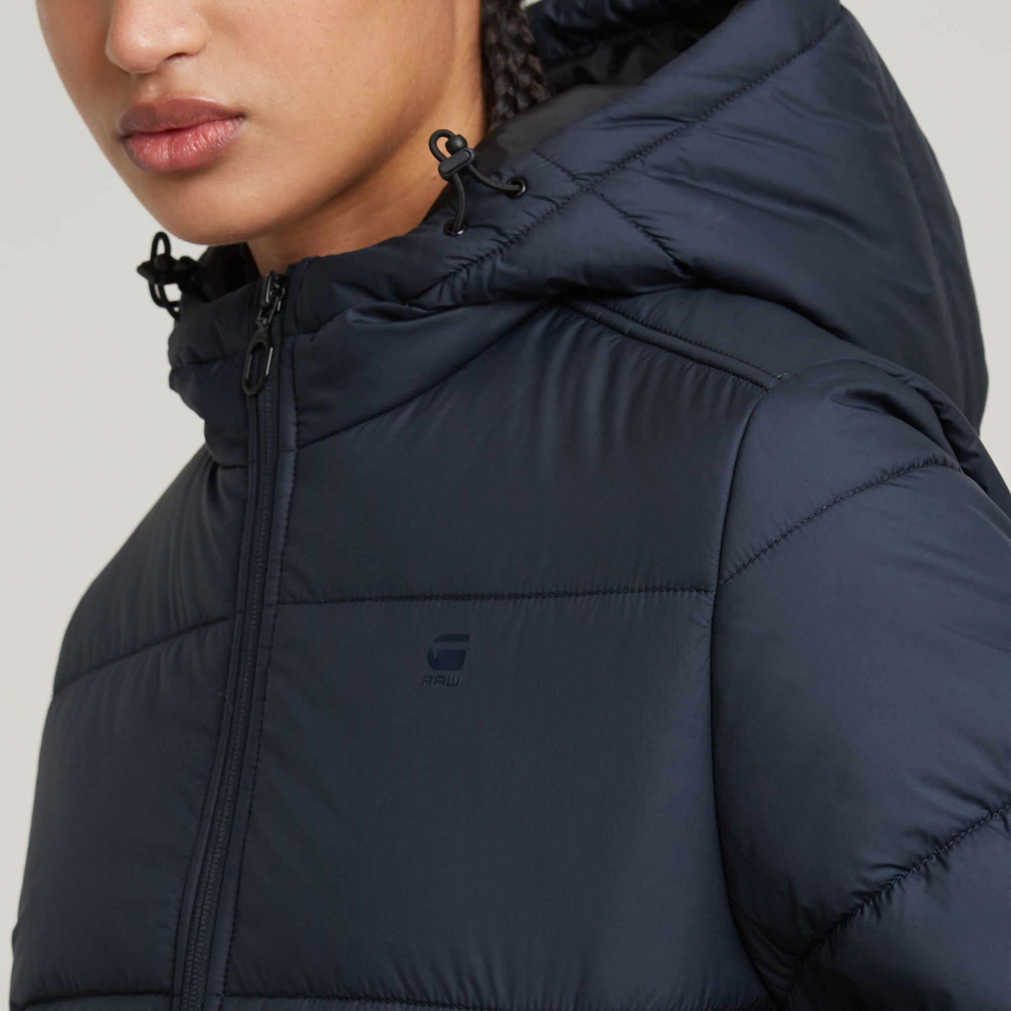 G-Star RAW Parka Puffer Donkerblauw Dames