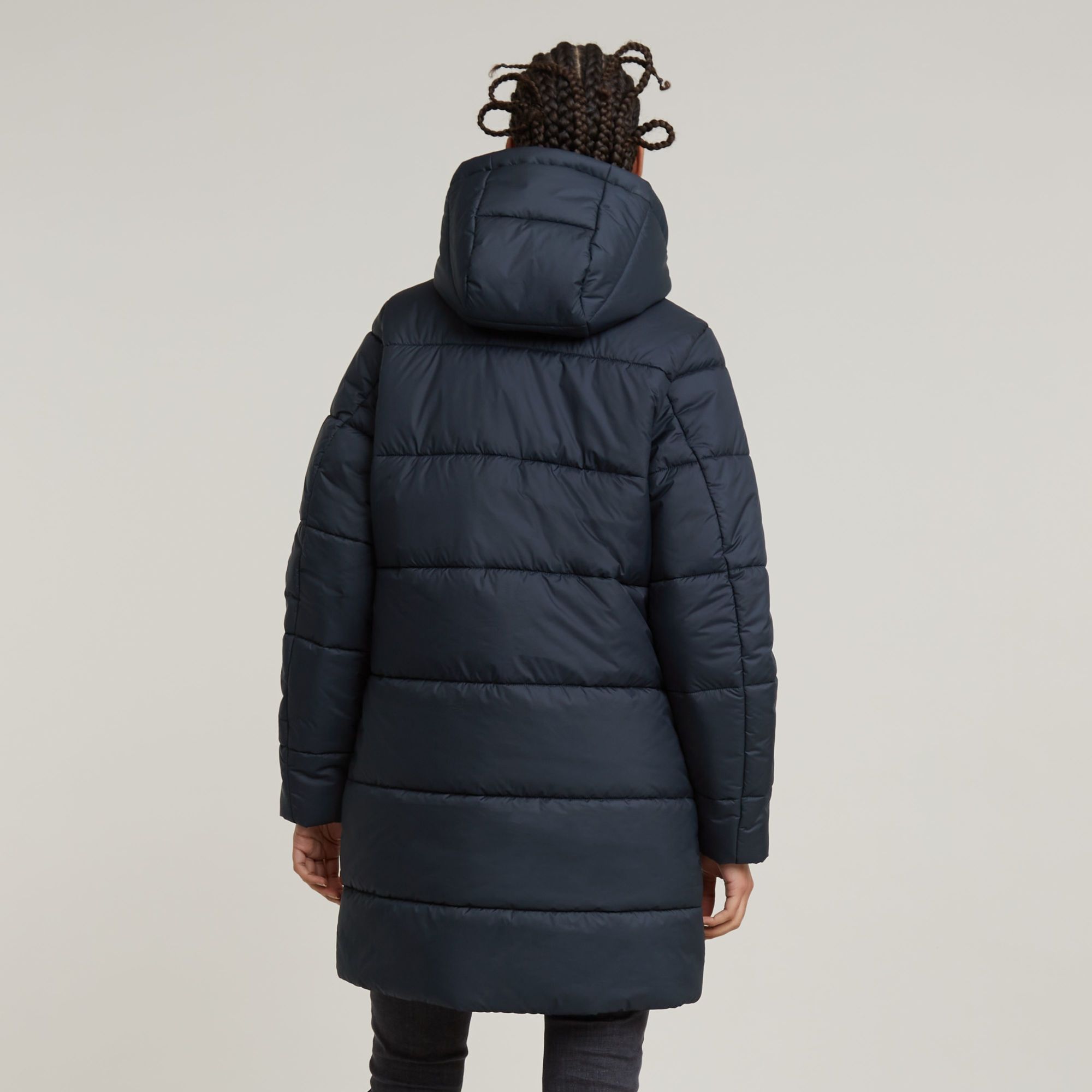 G-Star RAW Parka Puffer Donkerblauw Dames