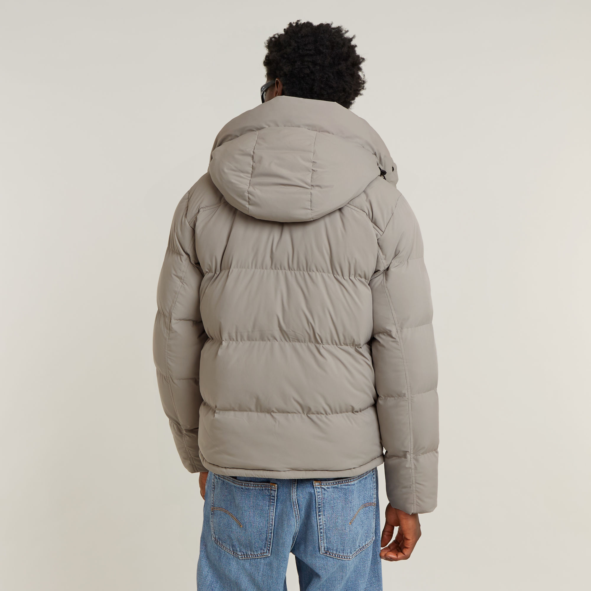 G-Star RAW G- Whistler 2.0 Gewatteerd Jack Met Capuchon Beige Heren