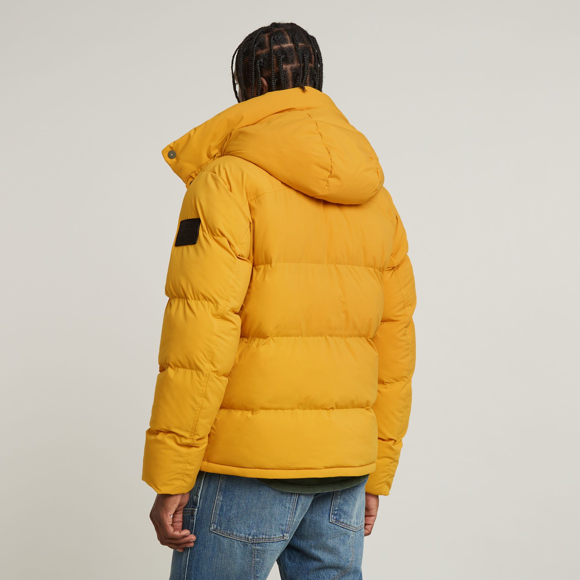 G-Star RAW G- Whistler 2.0 Gewatteerd Jack Met Capuchon Geel Heren