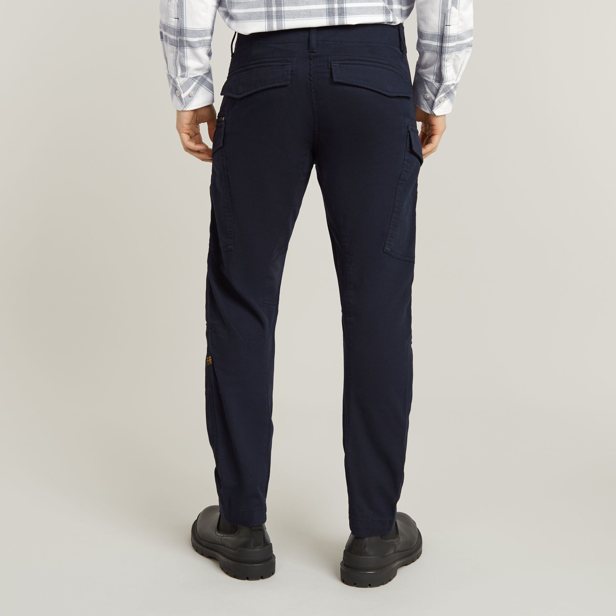 G-Star RAW Zip Cargobroek 3D Tapered Donkerblauw Heren