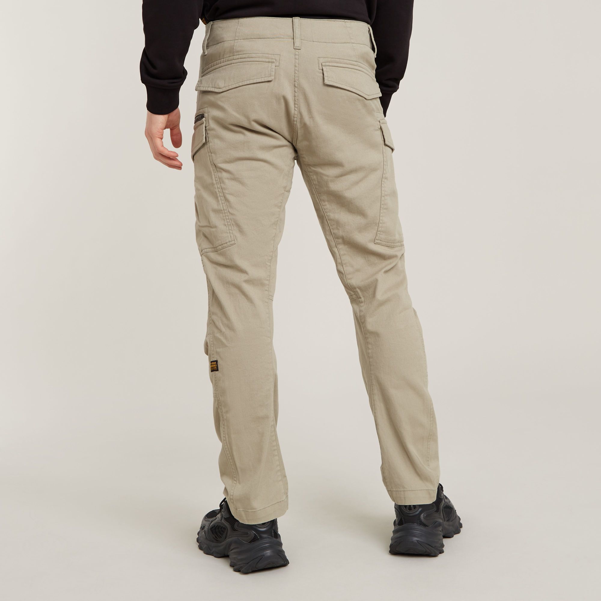G-Star RAW Zip Cargobroek 3D Tapered Beige Heren