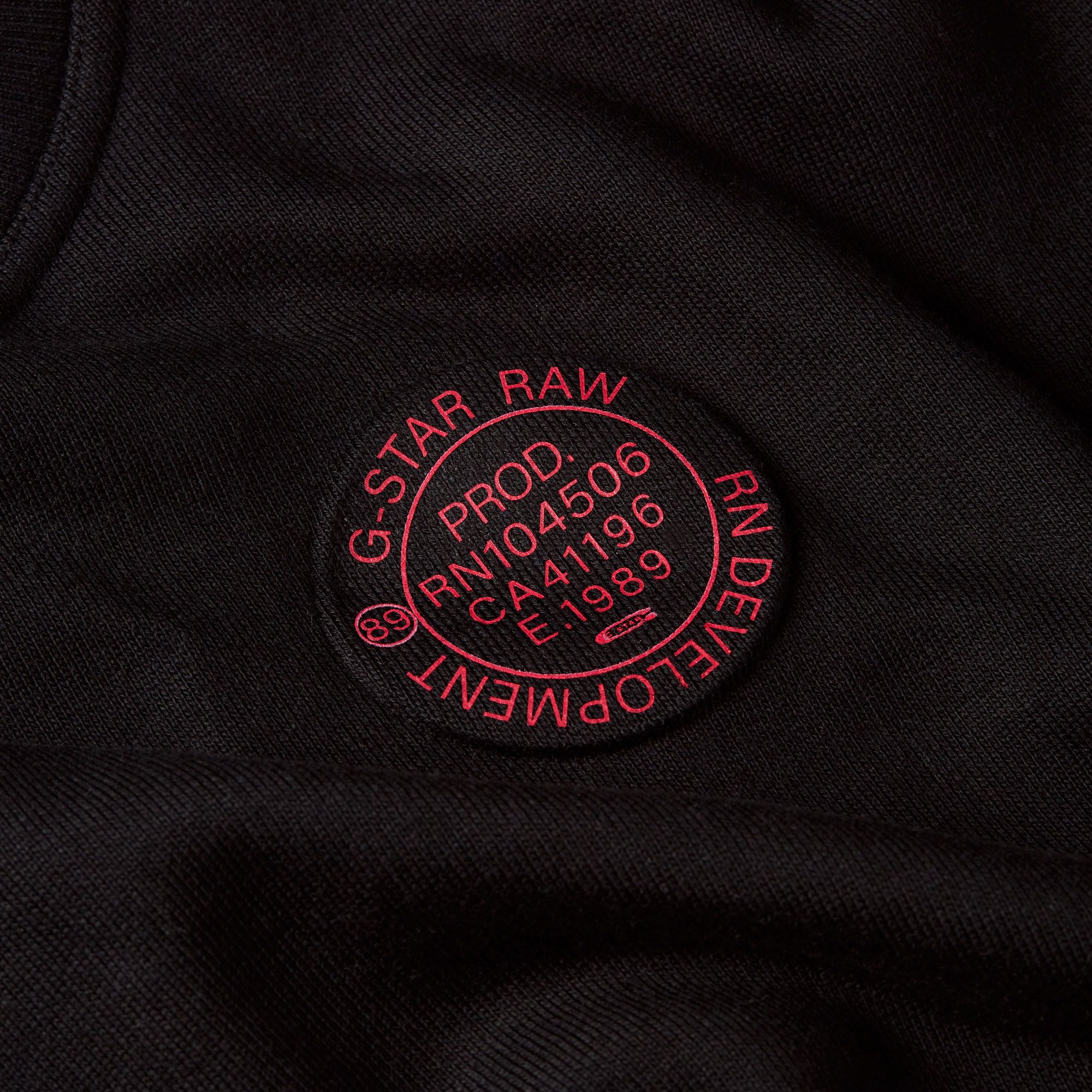 G-Star RAW Circle Graphic Loose Sweater Zwart Dames