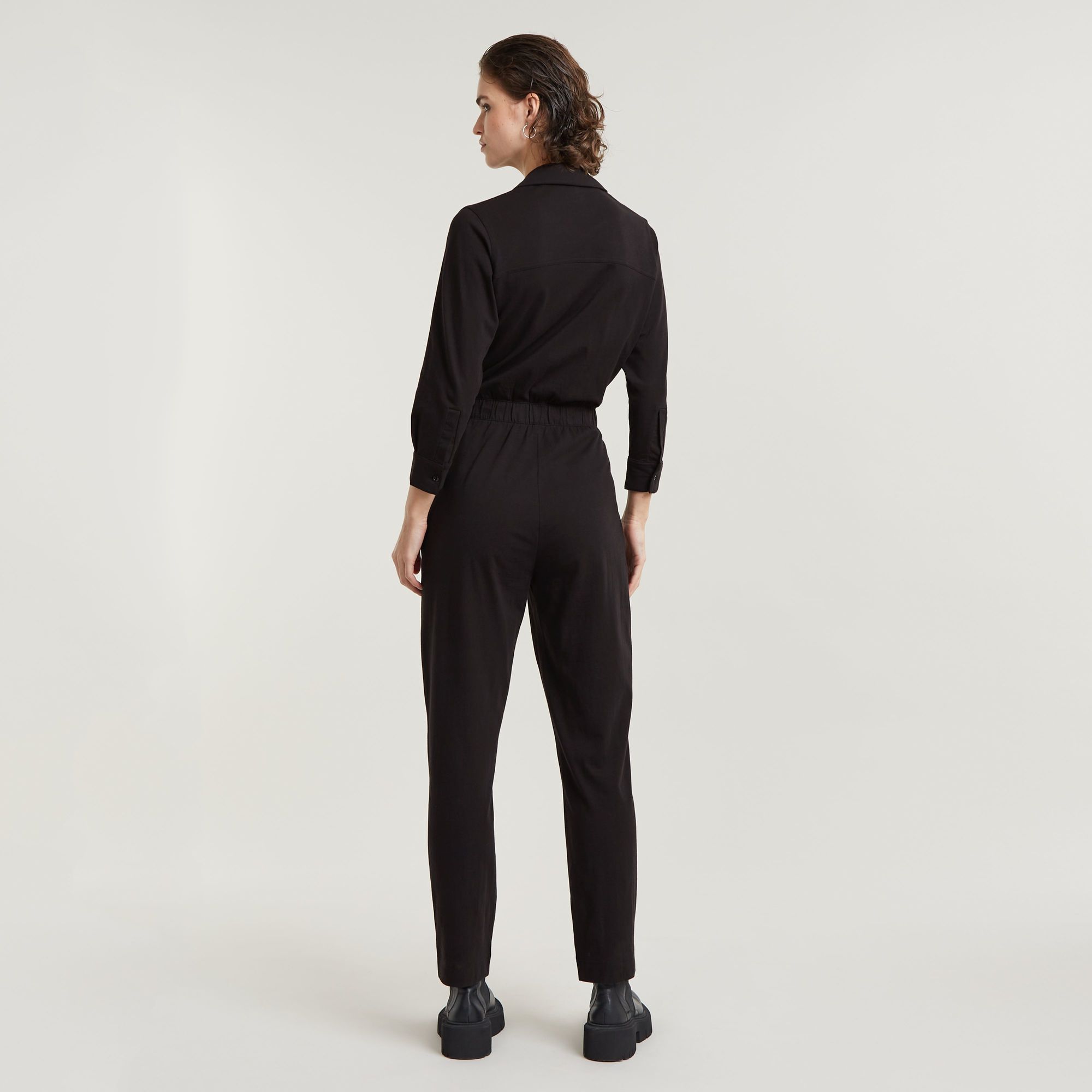 G-Star RAW Shirt Jumpsuit Zwart Dames