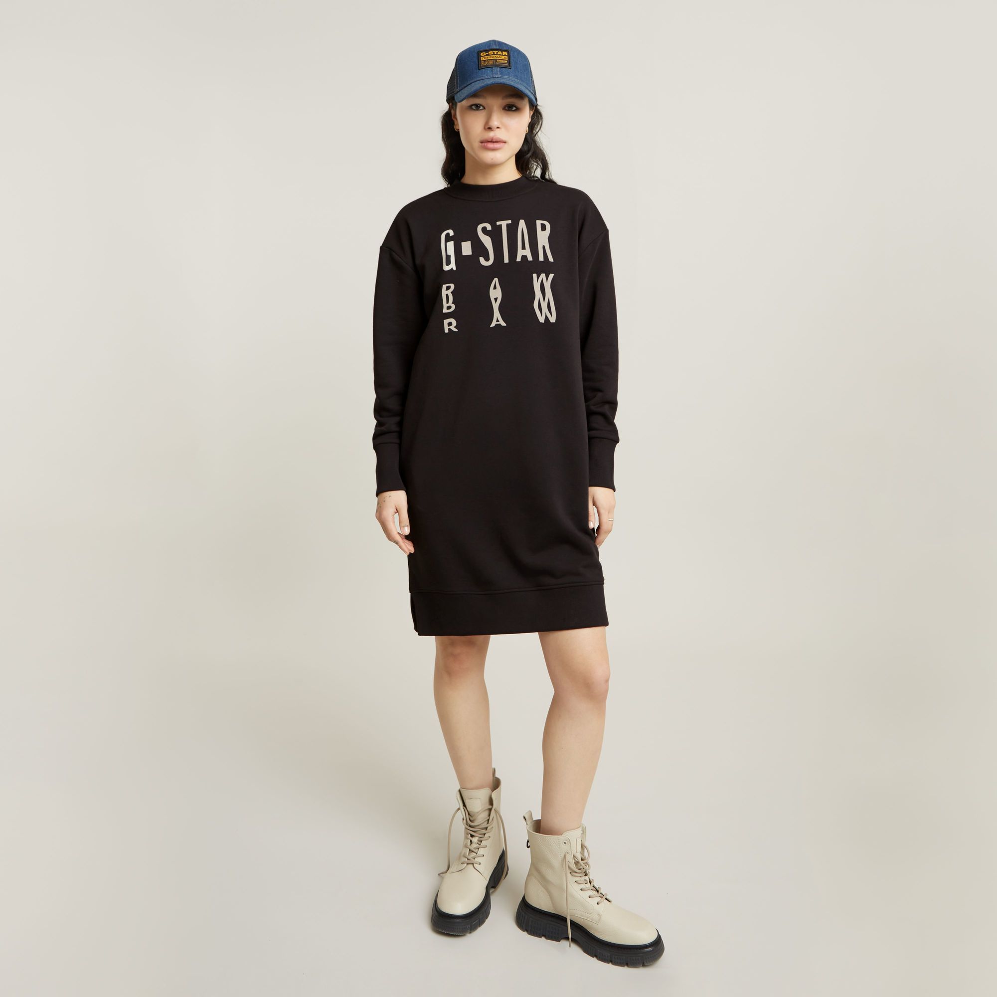 

Chroma Graphic Sweater Dress - Black - Women