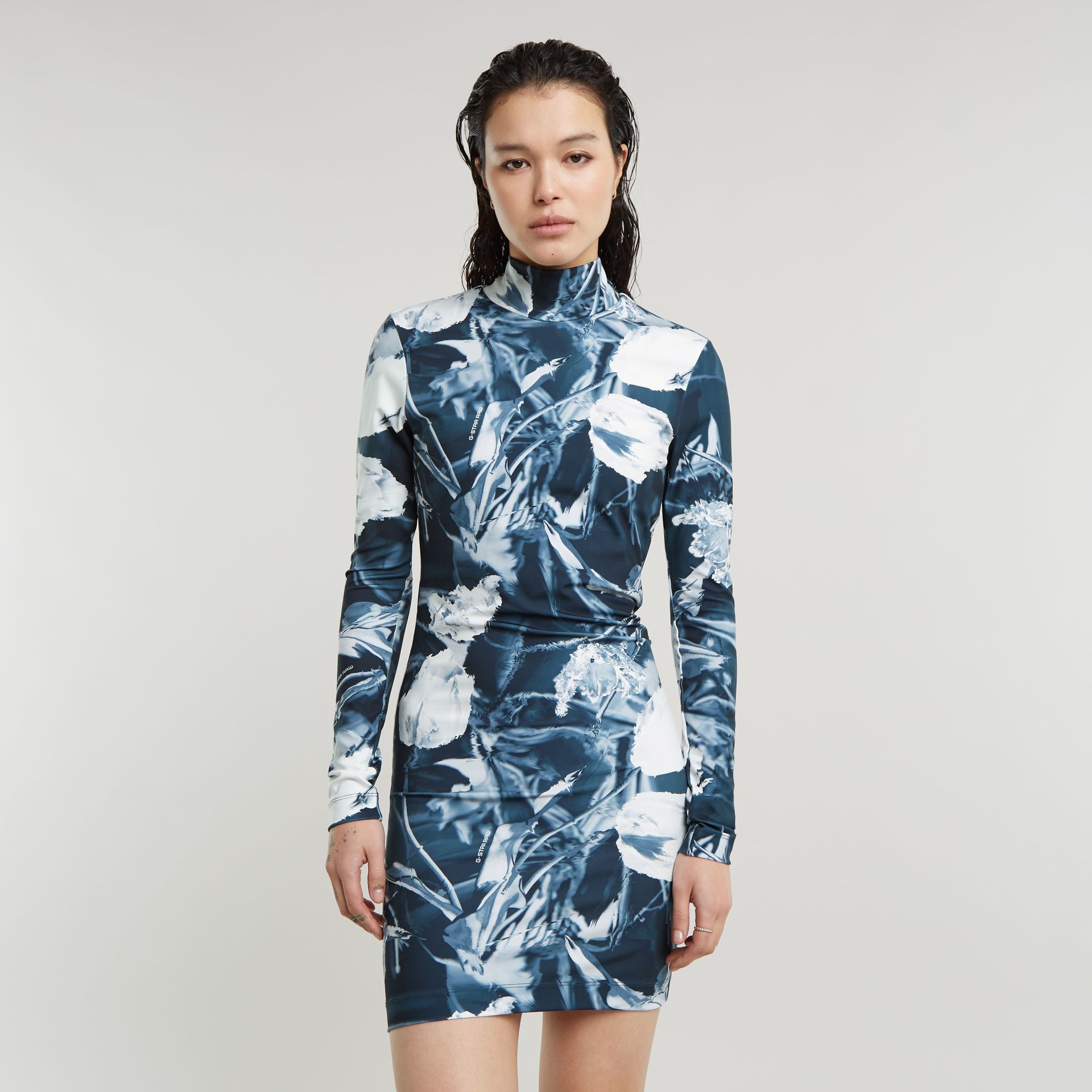 G-Star RAW Printed Slim Jurk Meerkleurig Dames