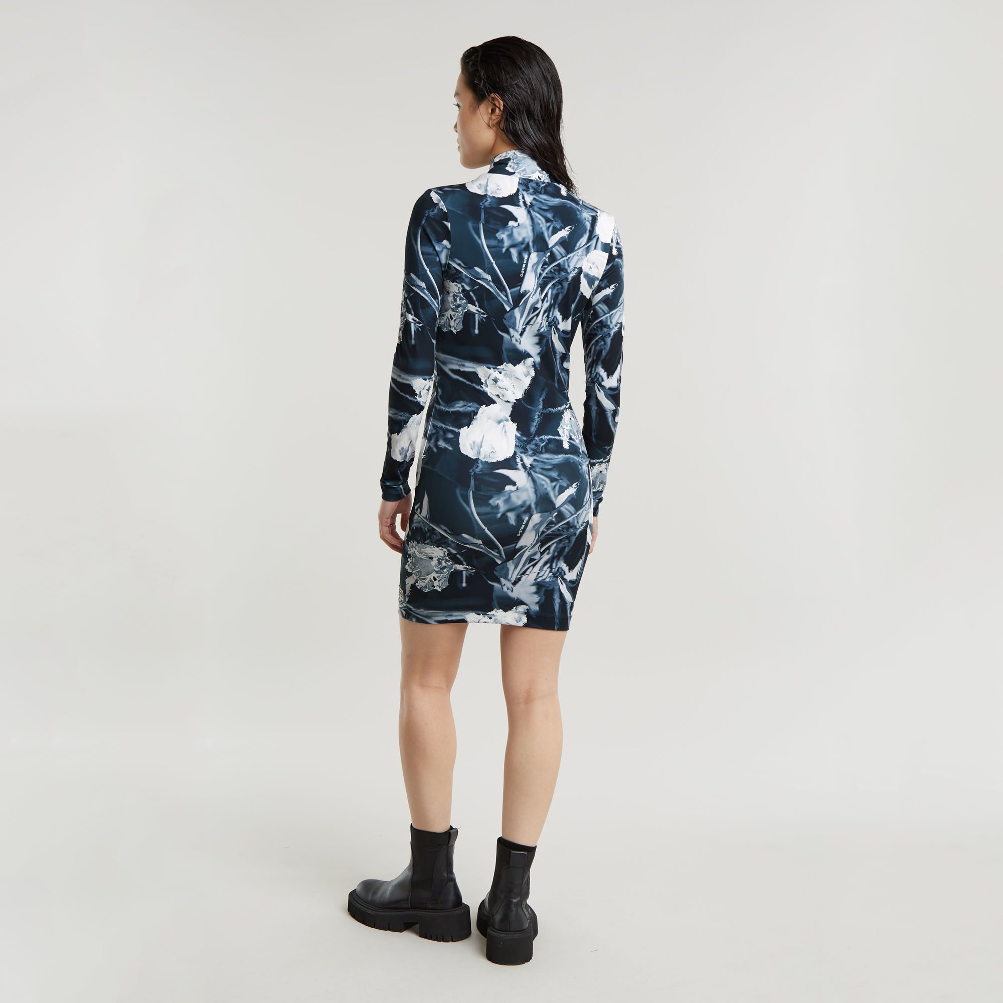 G-Star RAW Printed Slim Jurk Meerkleurig Dames