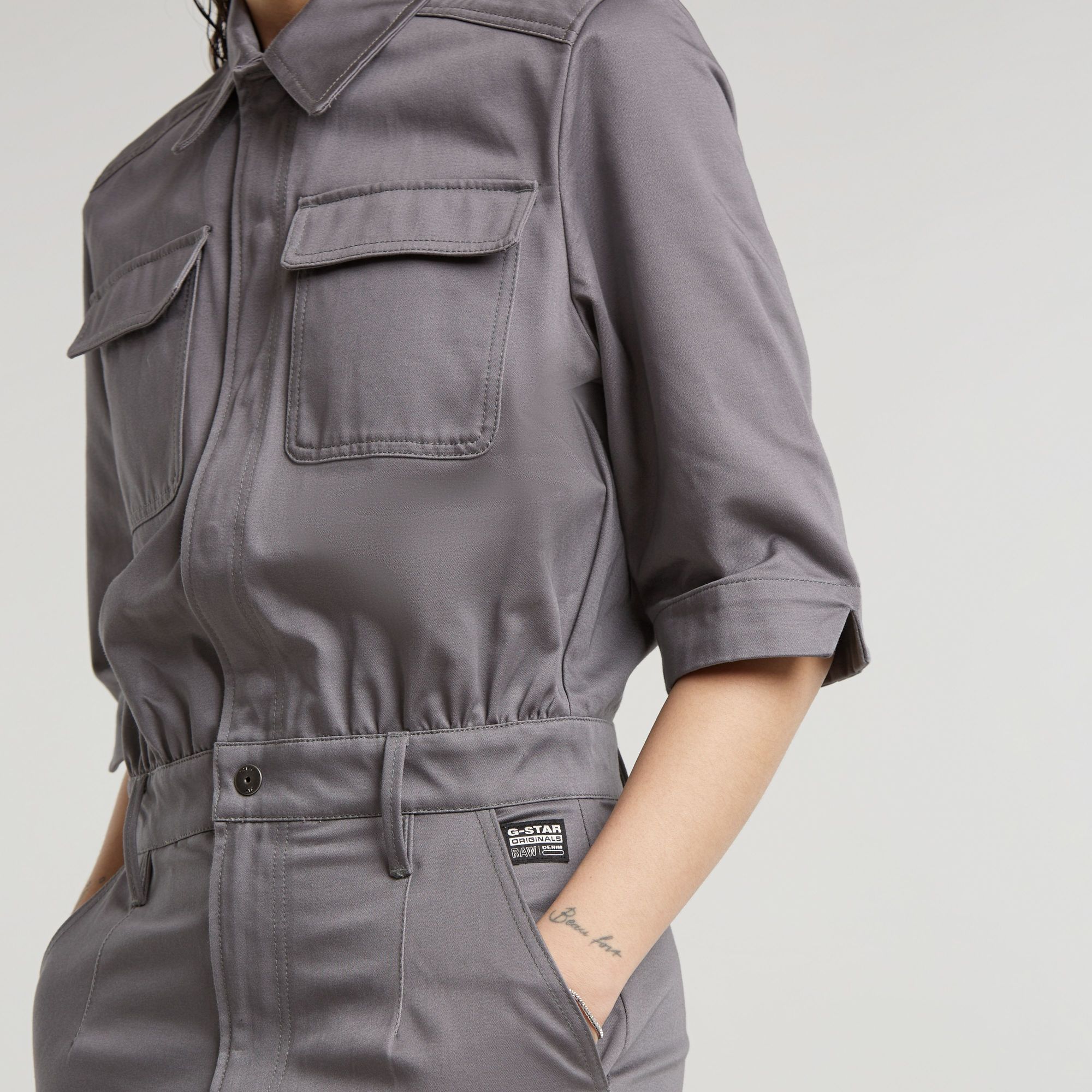 G-Star RAW Core Jumpsuit Grijs Dames