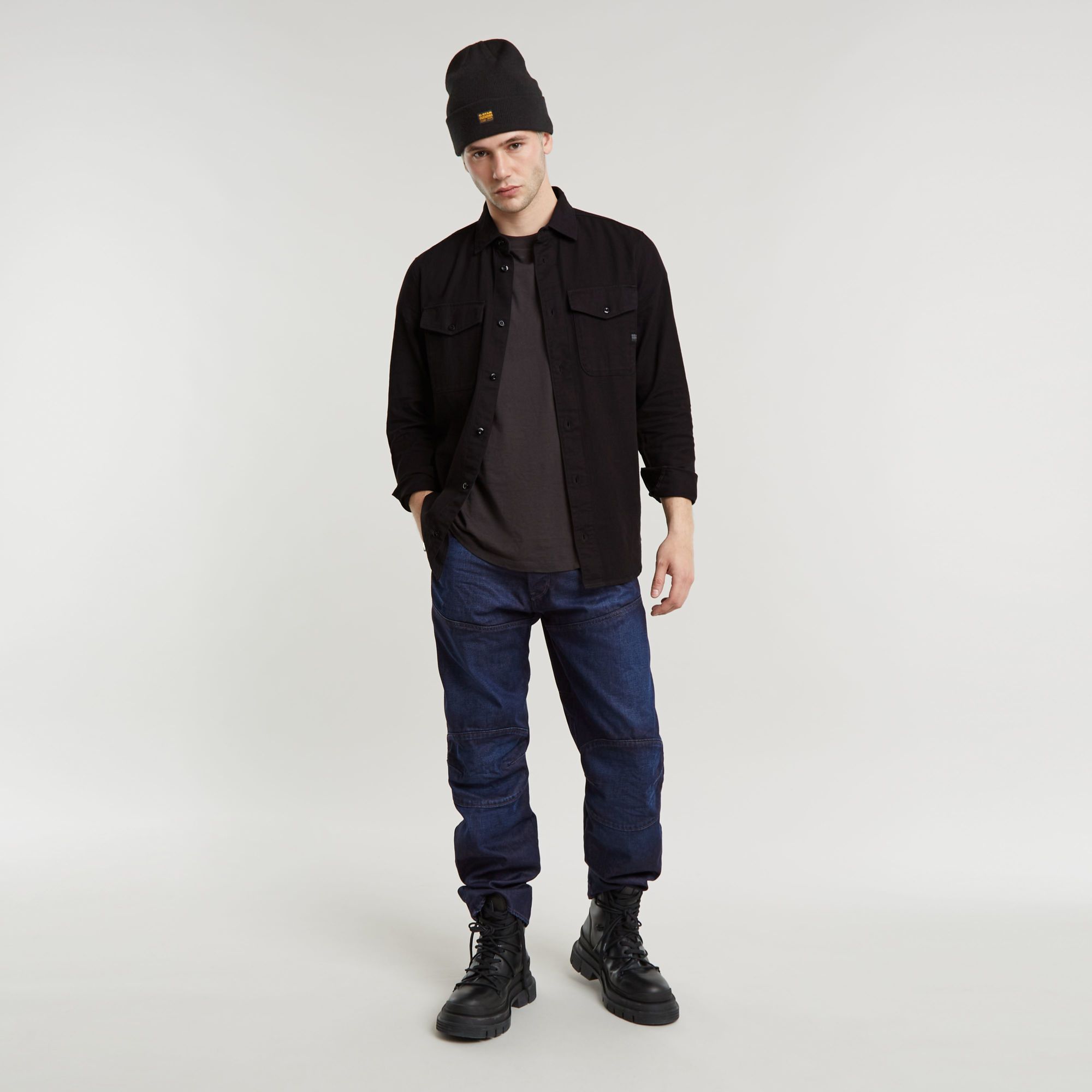 G-Star RAW Marine Slim Shirt Zwart Heren