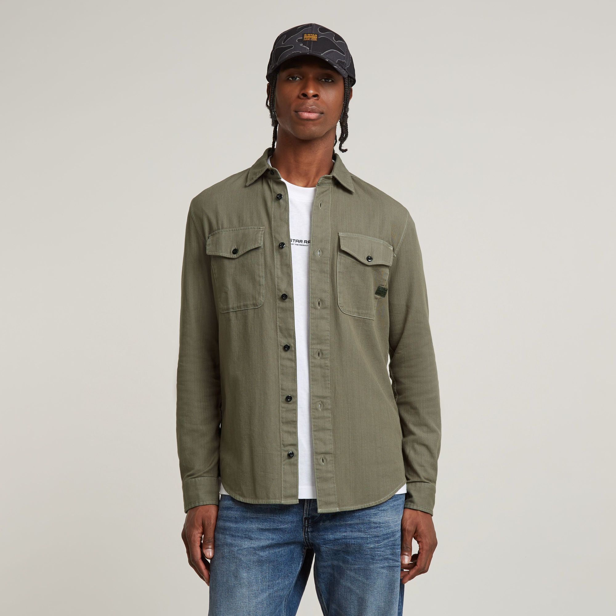 

Marine Slim Shirt - Green - Men