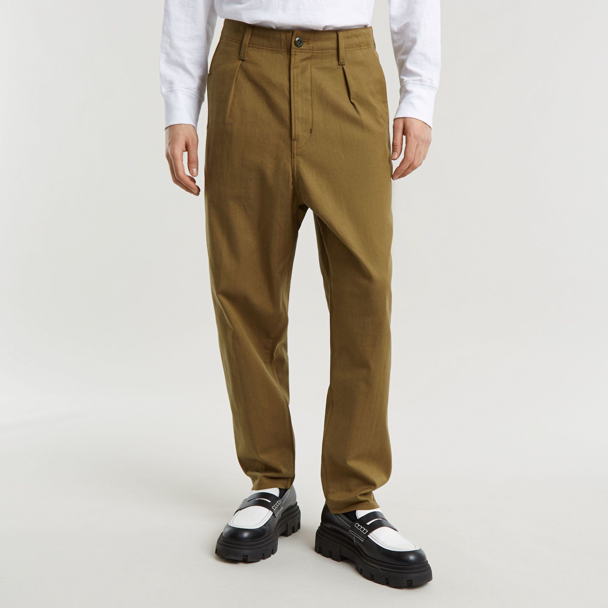 Pleated Chino Relaxed - Mehrfarbig - Herren