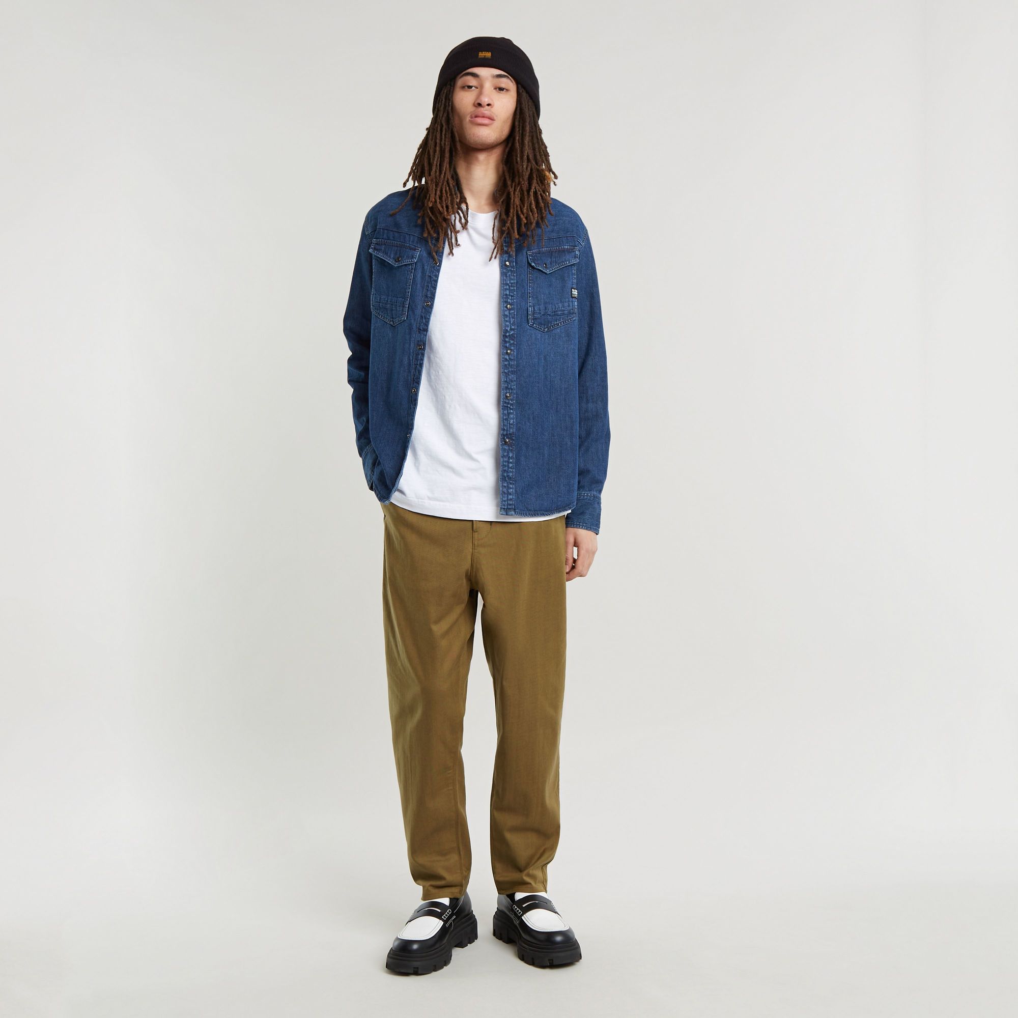 G-Star RAW Pleated Chino Relaxed Meerkleurig Heren
