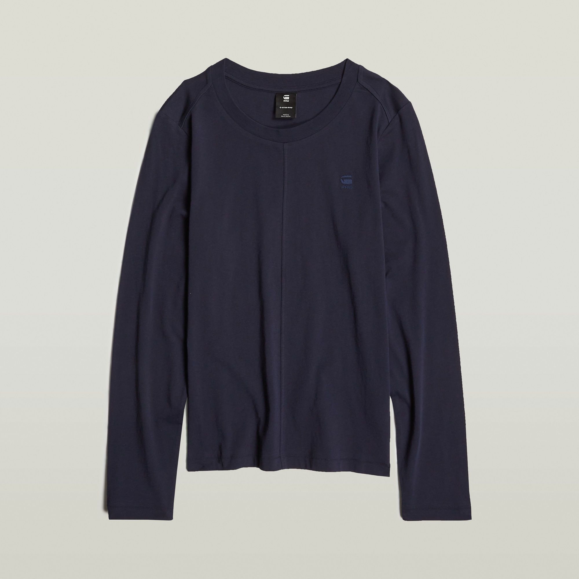 G-Star RAW Front Seam Top Donkerblauw Dames