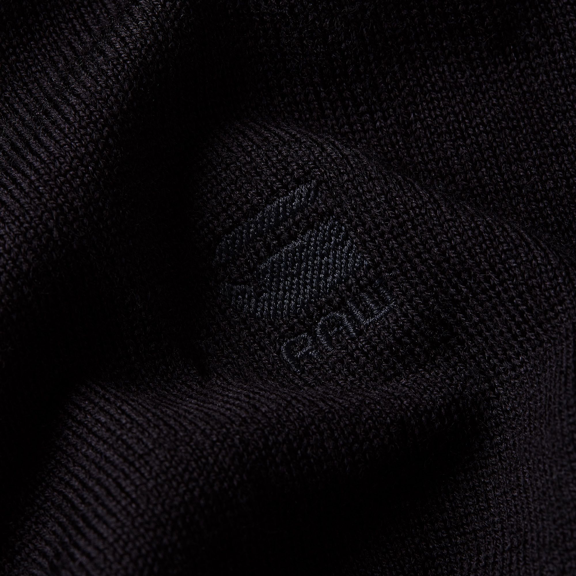 G-Star RAW Premium Core Gebreide Mock Neck Trui Zwart Heren