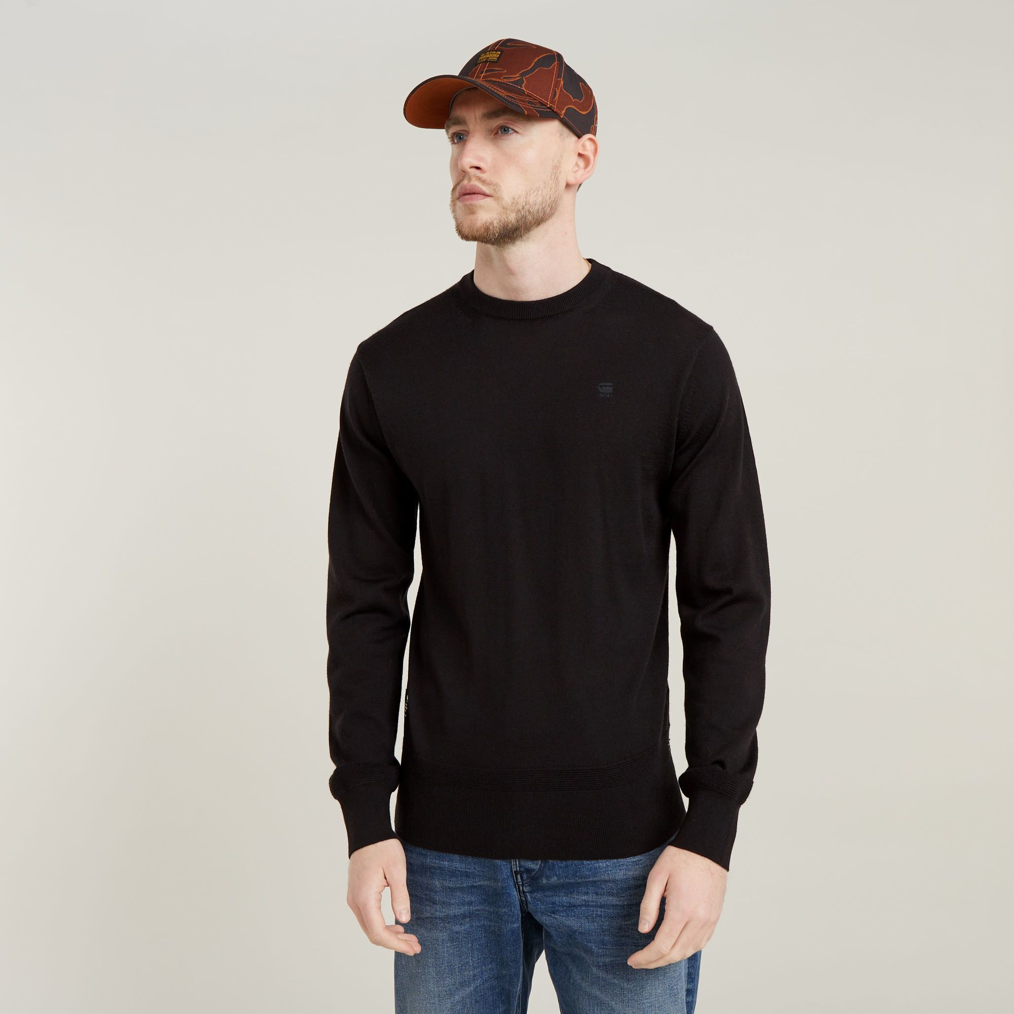 G-Star RAW Premium Core Gebreide Trui Zwart Heren