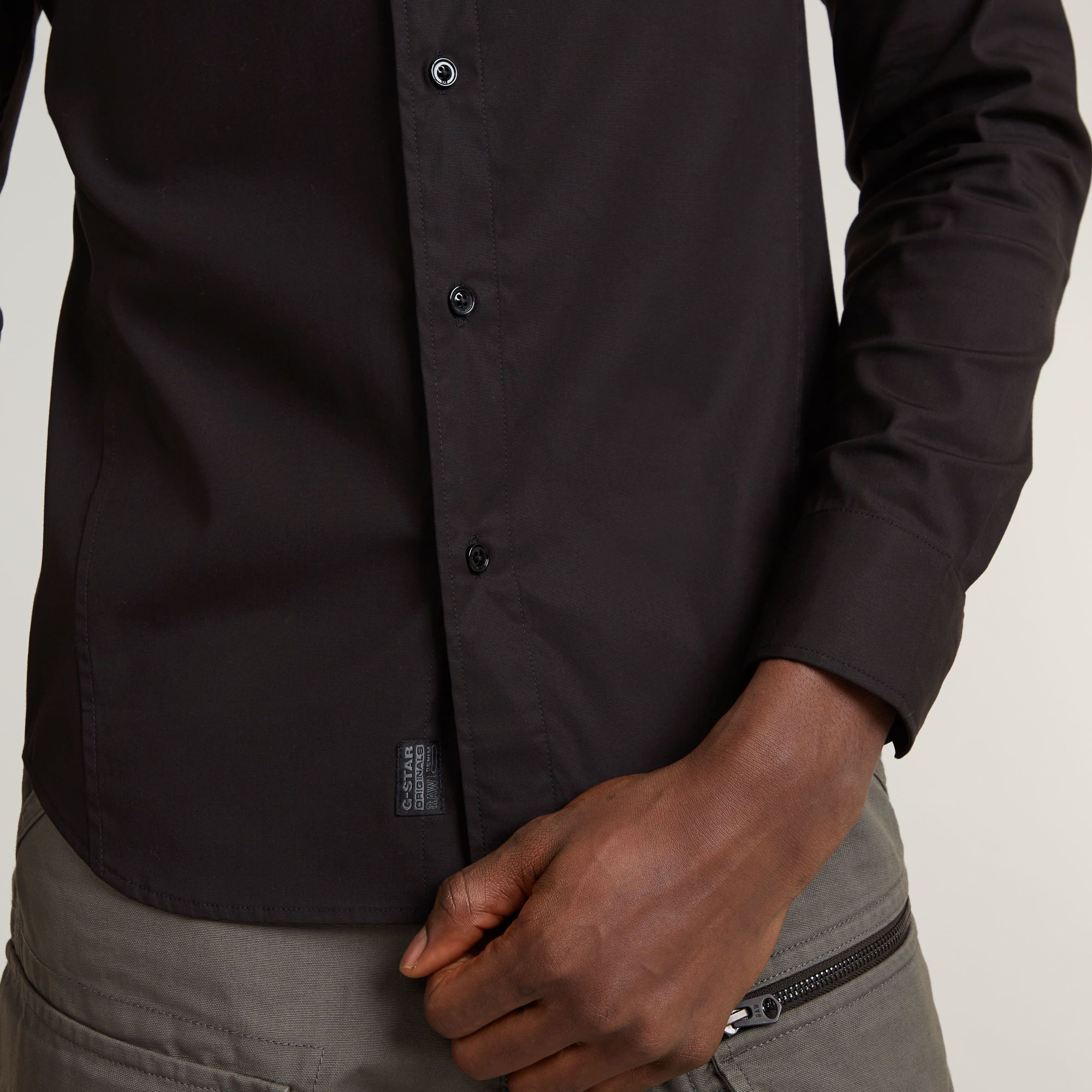 G-Star RAW Uniform Slim Shirt Zwart Heren