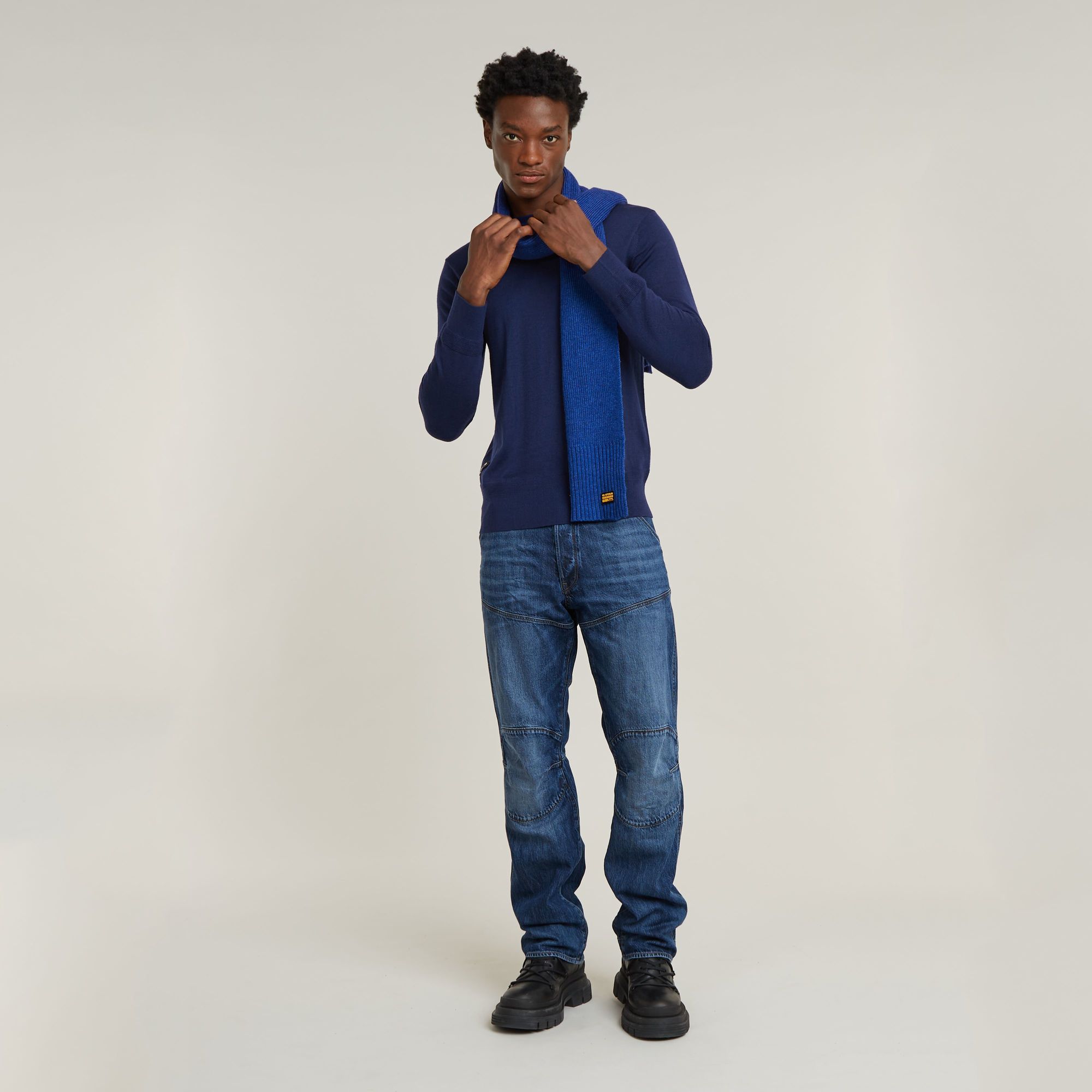 G-Star RAW Premium Core Gebreide Trui Donkerblauw Heren