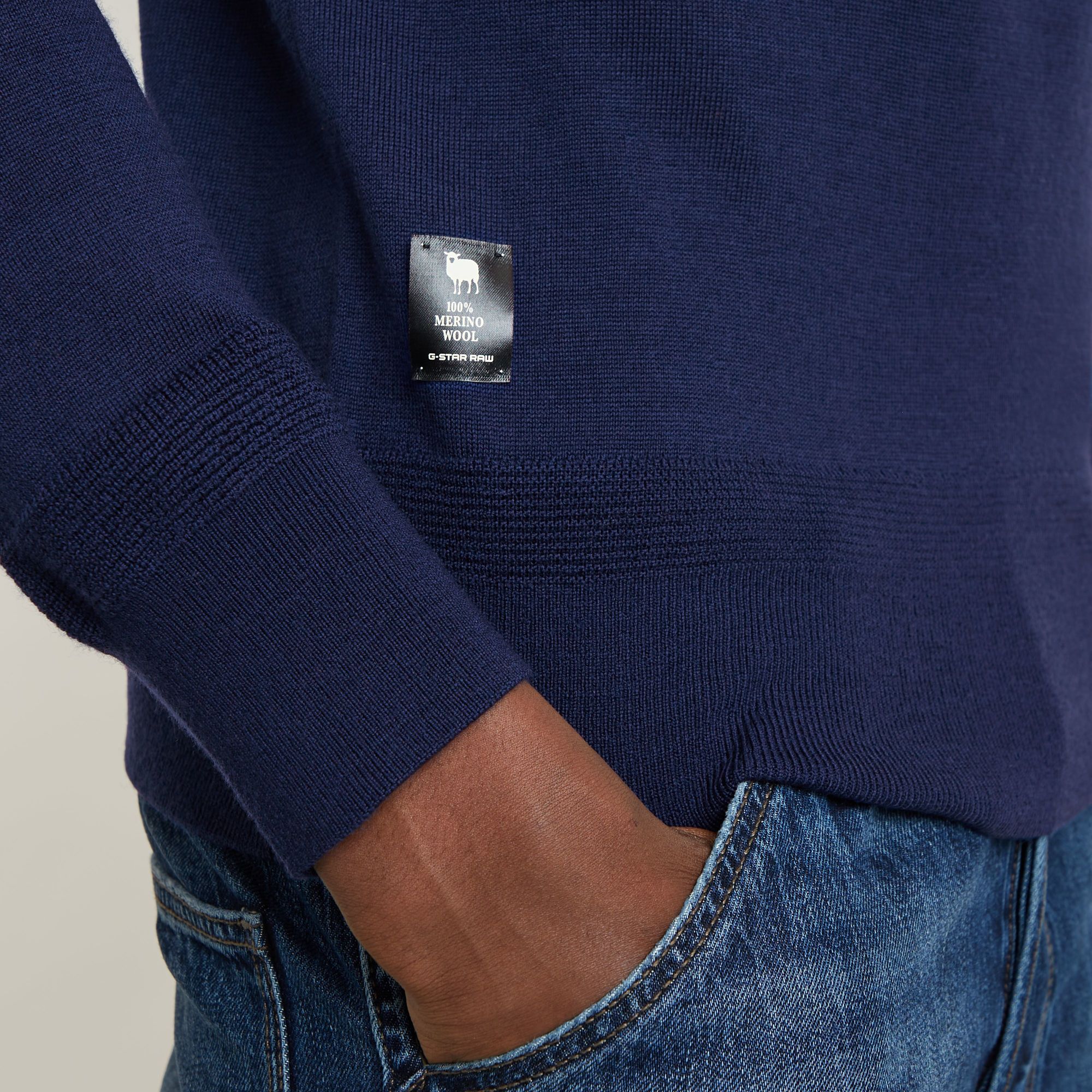 G-Star RAW Premium Core Gebreide Trui Donkerblauw Heren