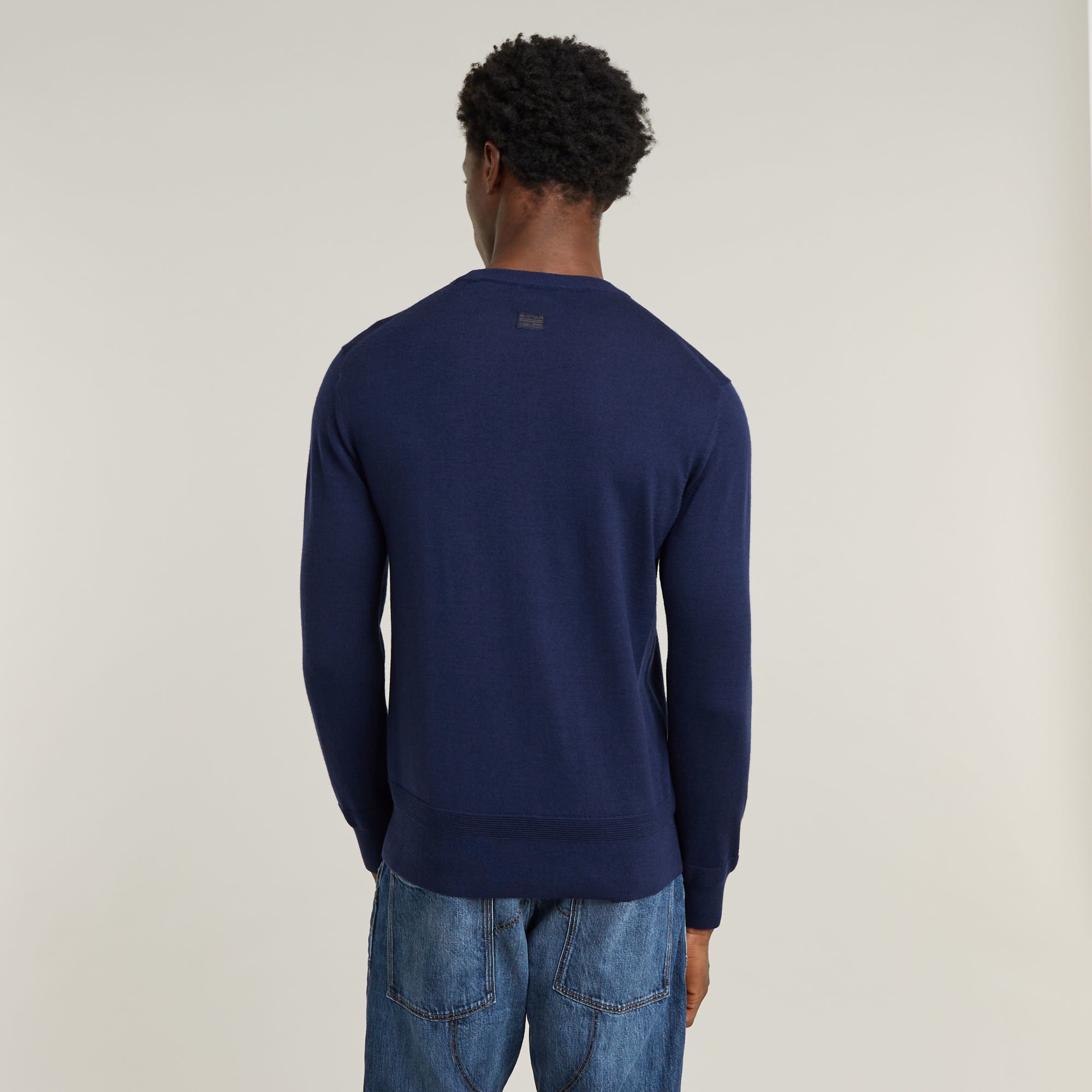 G-Star RAW Premium Core Gebreide Trui Donkerblauw Heren