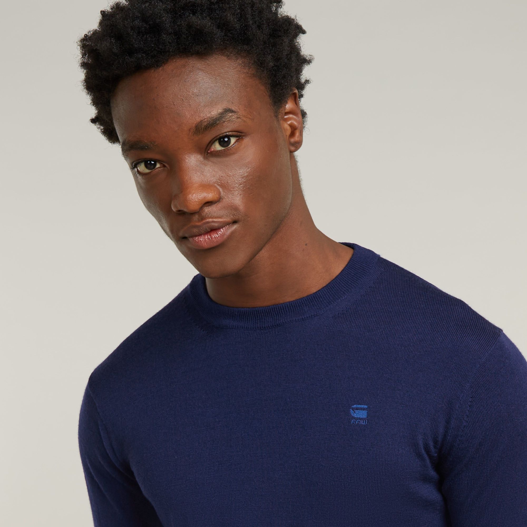 G-Star RAW Premium Core Gebreide Trui Donkerblauw Heren