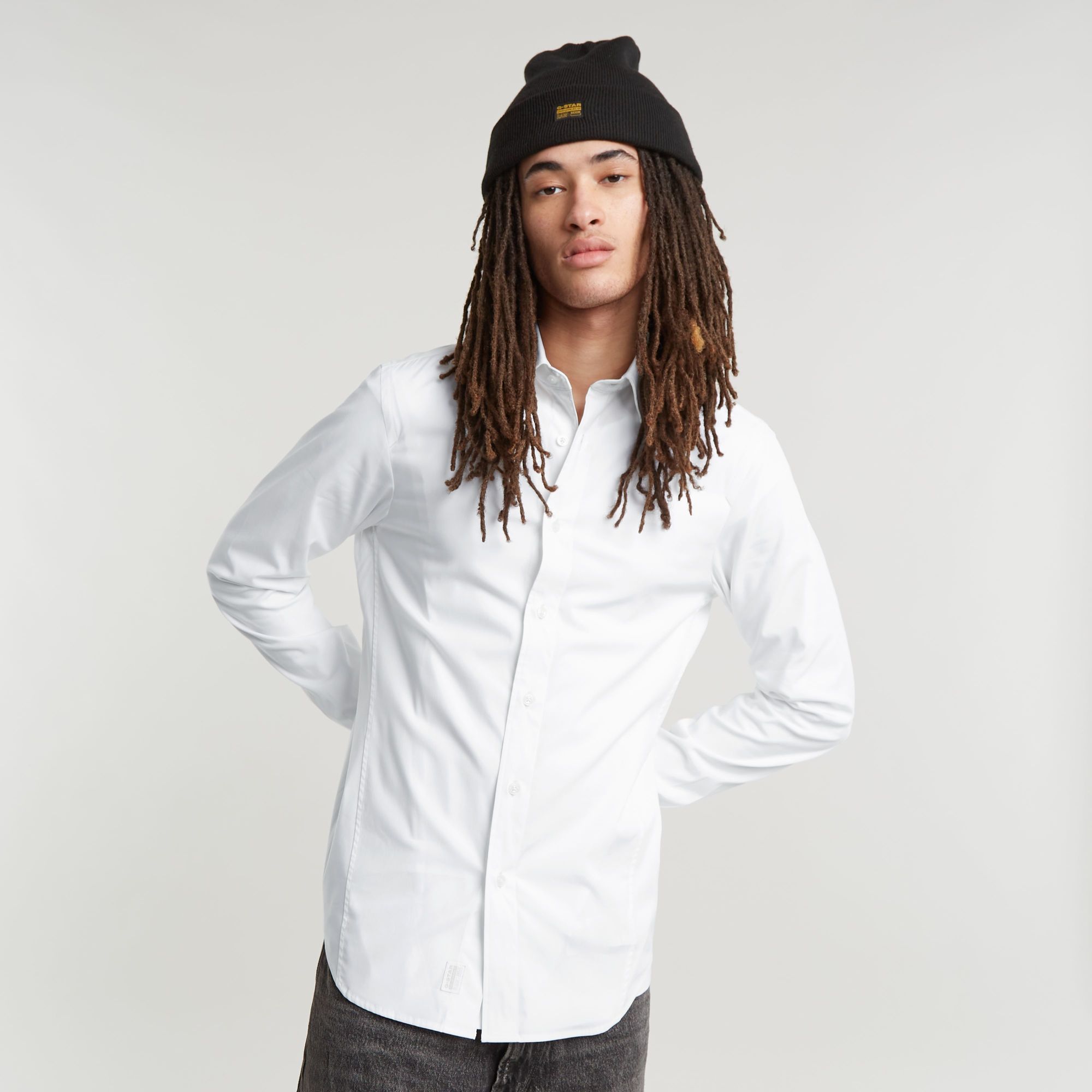 

Uniform Slim Shirt - White - Men