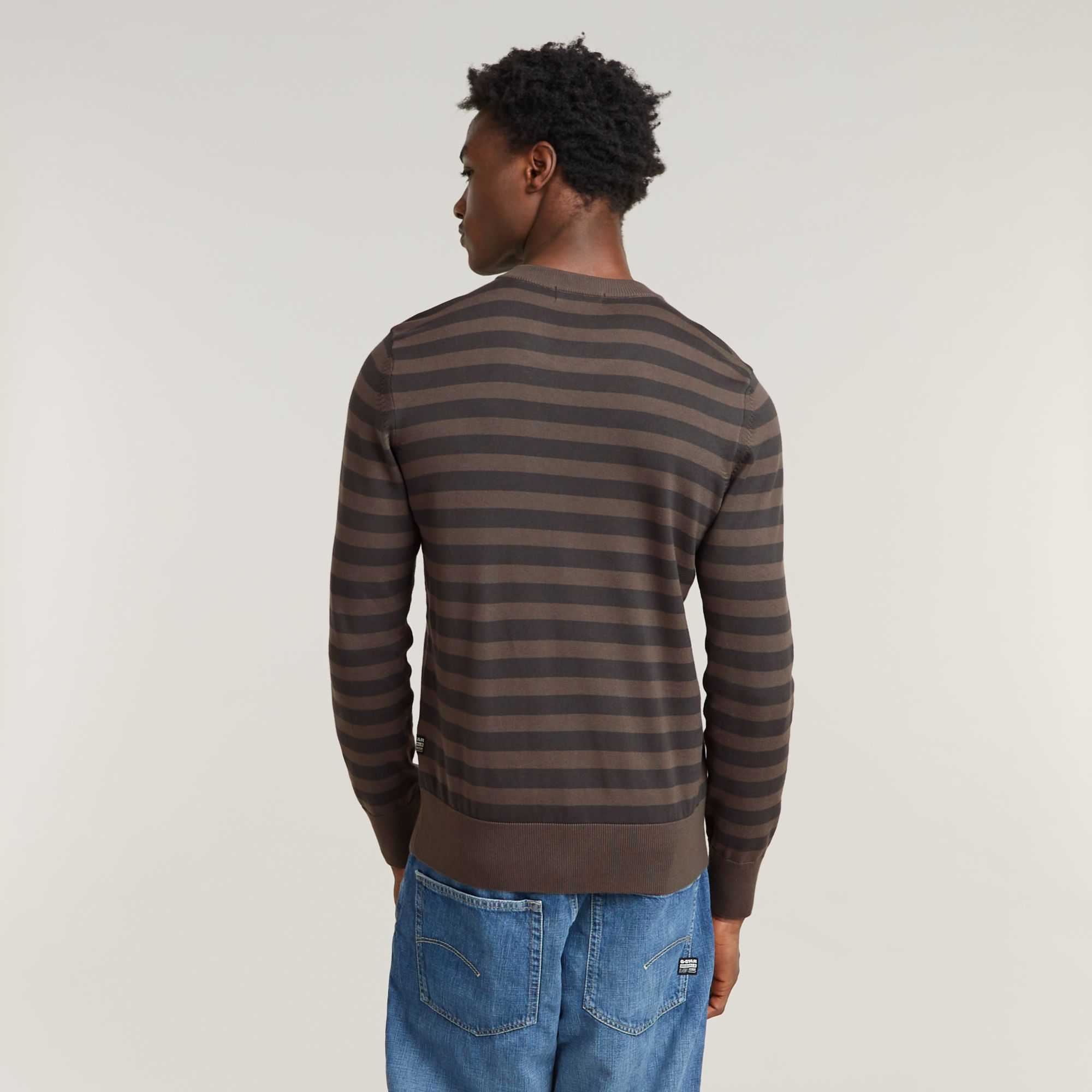 G-Star RAW Gebreide Trui Stripe Meerkleurig Heren