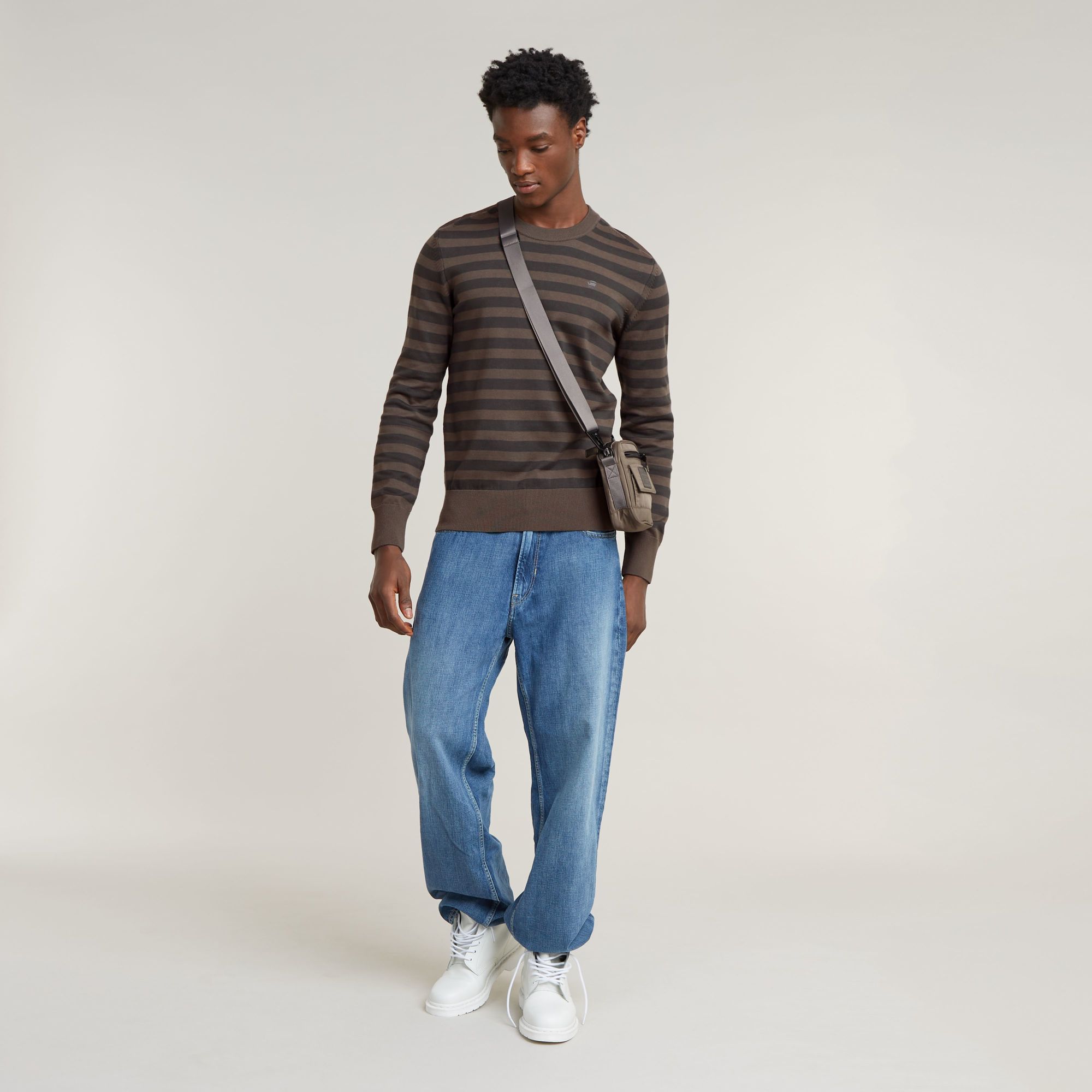G-Star RAW Gebreide Trui Stripe Meerkleurig Heren