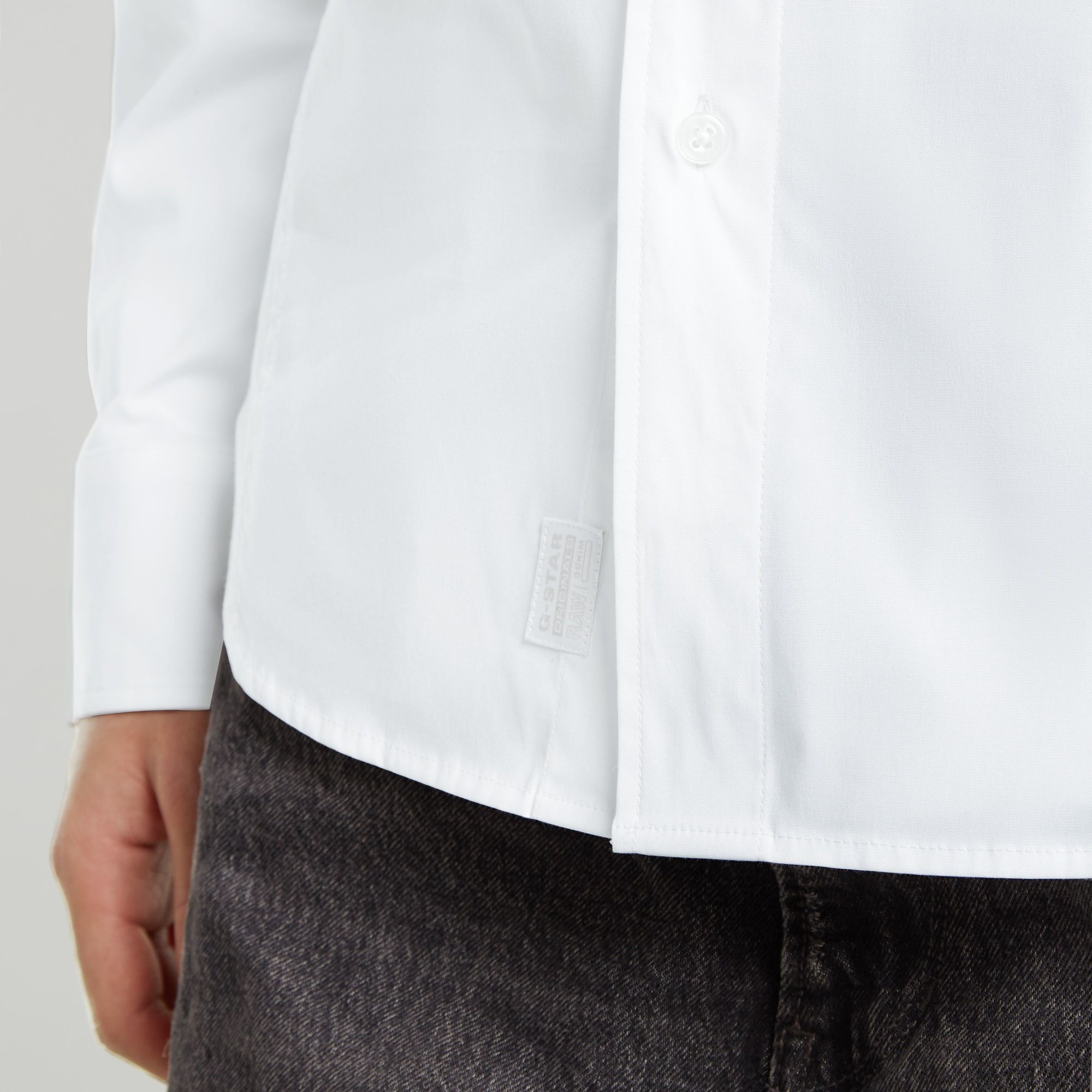 G-Star RAW Uniform Slim Shirt Wit Heren