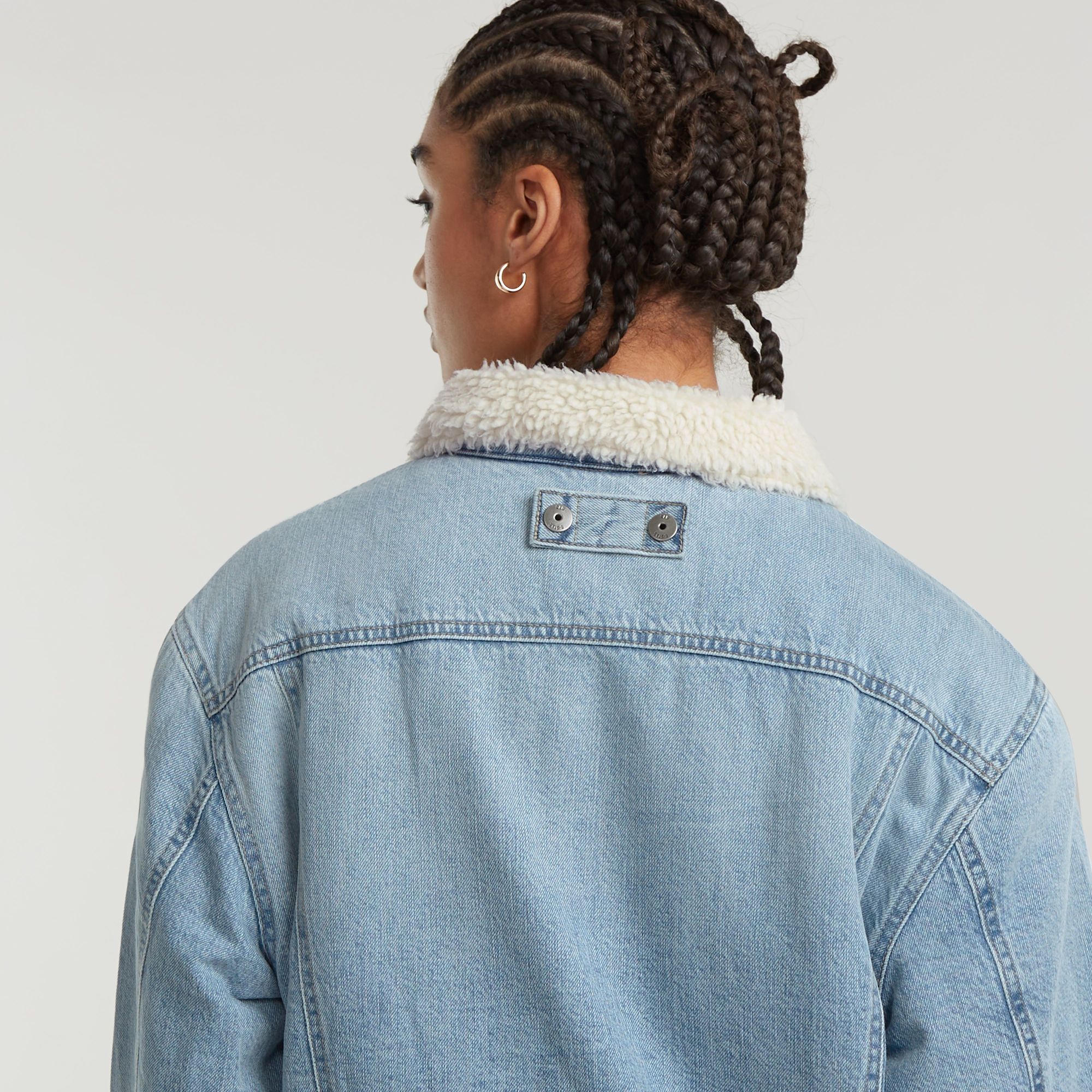 G-Star RAW Relaxed Sherpa Jack Lichtblauw Dames