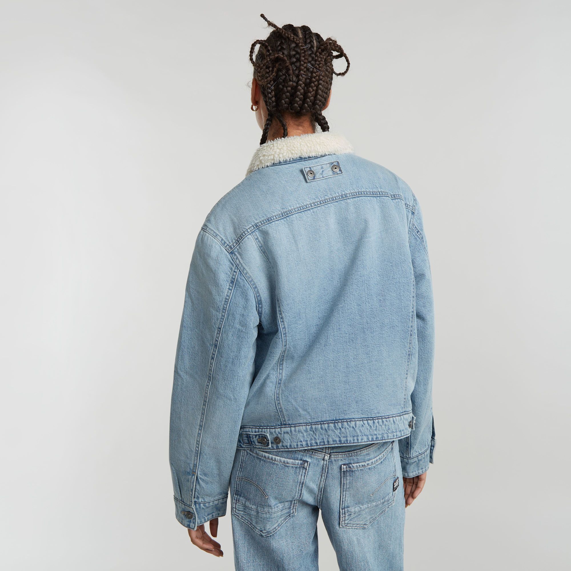 G-Star RAW Relaxed Sherpa Jack Lichtblauw Dames