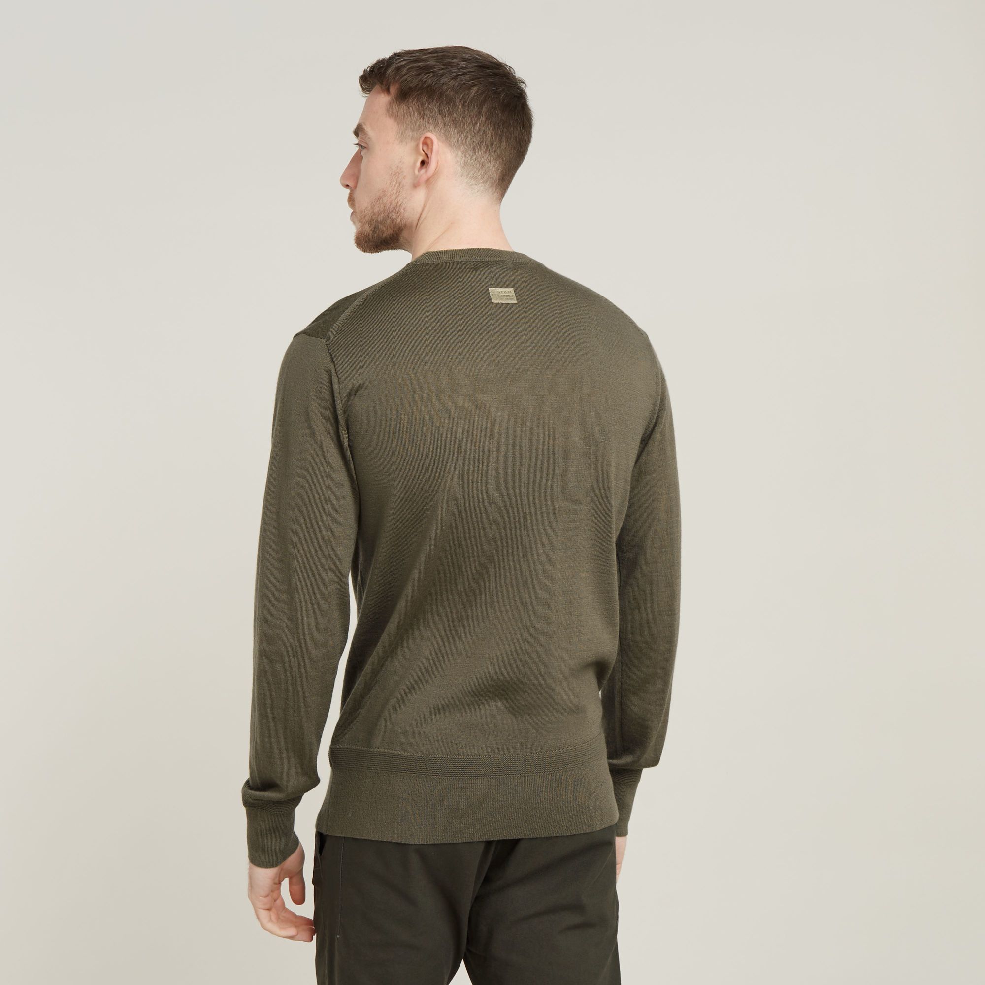 G-Star RAW Premium Core Gebreide Trui Bruin Heren
