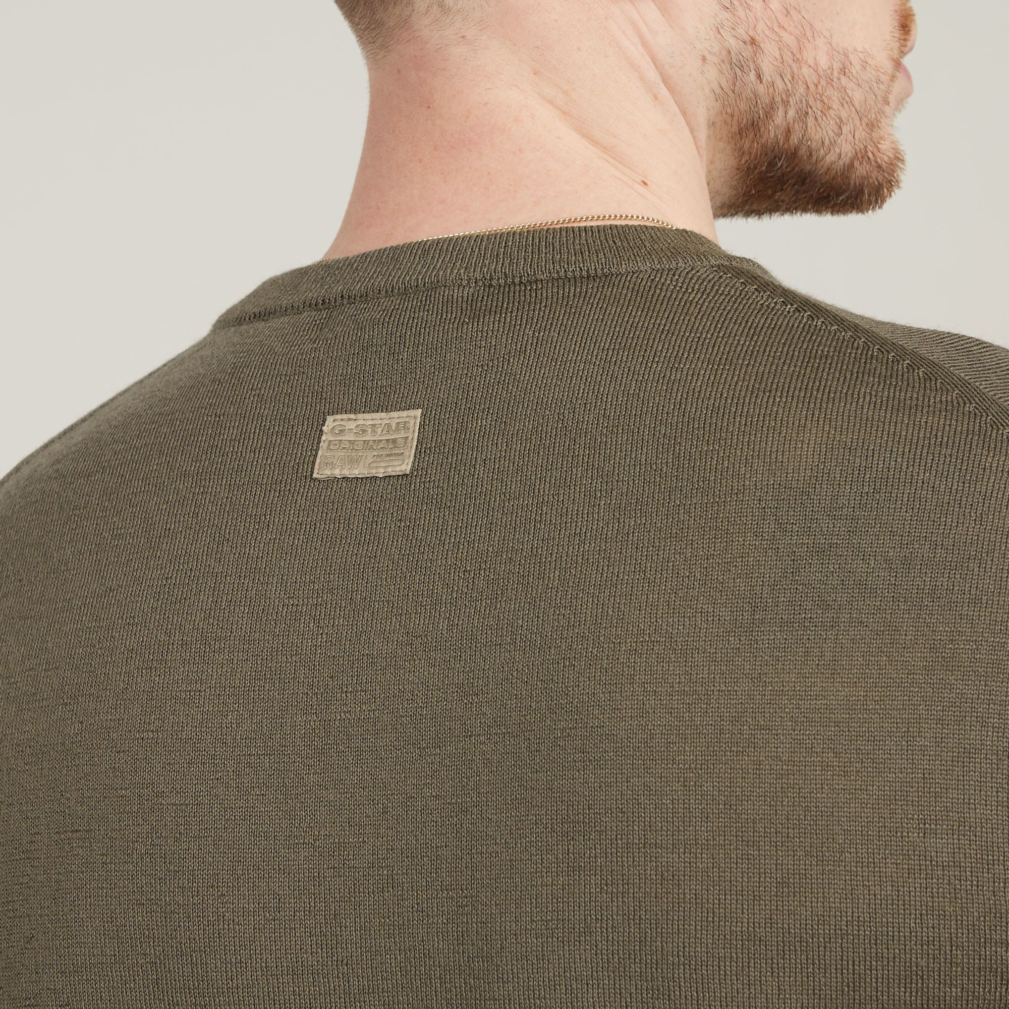 G-Star RAW Premium Core Gebreide Trui Bruin Heren