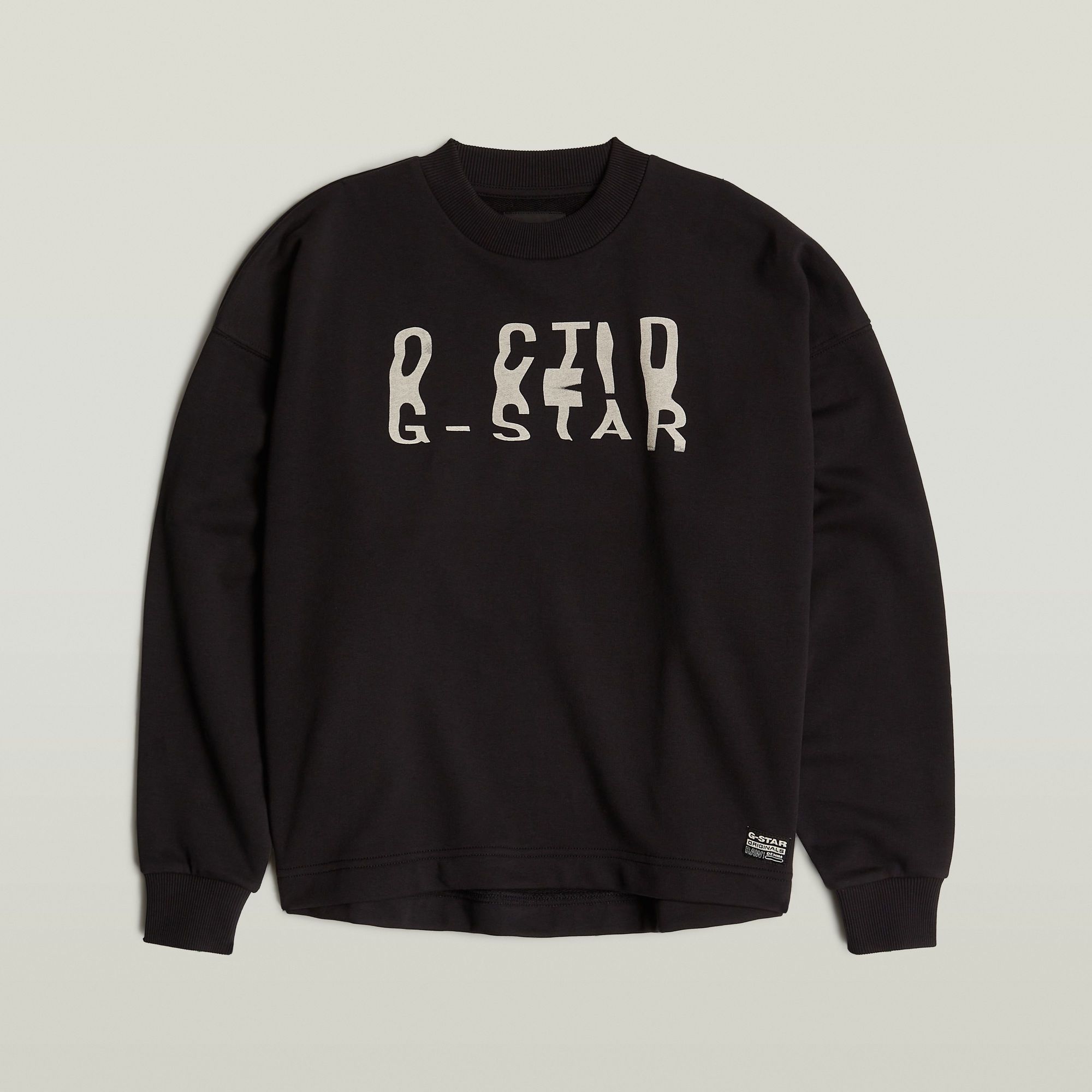 G-Star RAW Chroma Graphic Loose Sweater Zwart Dames