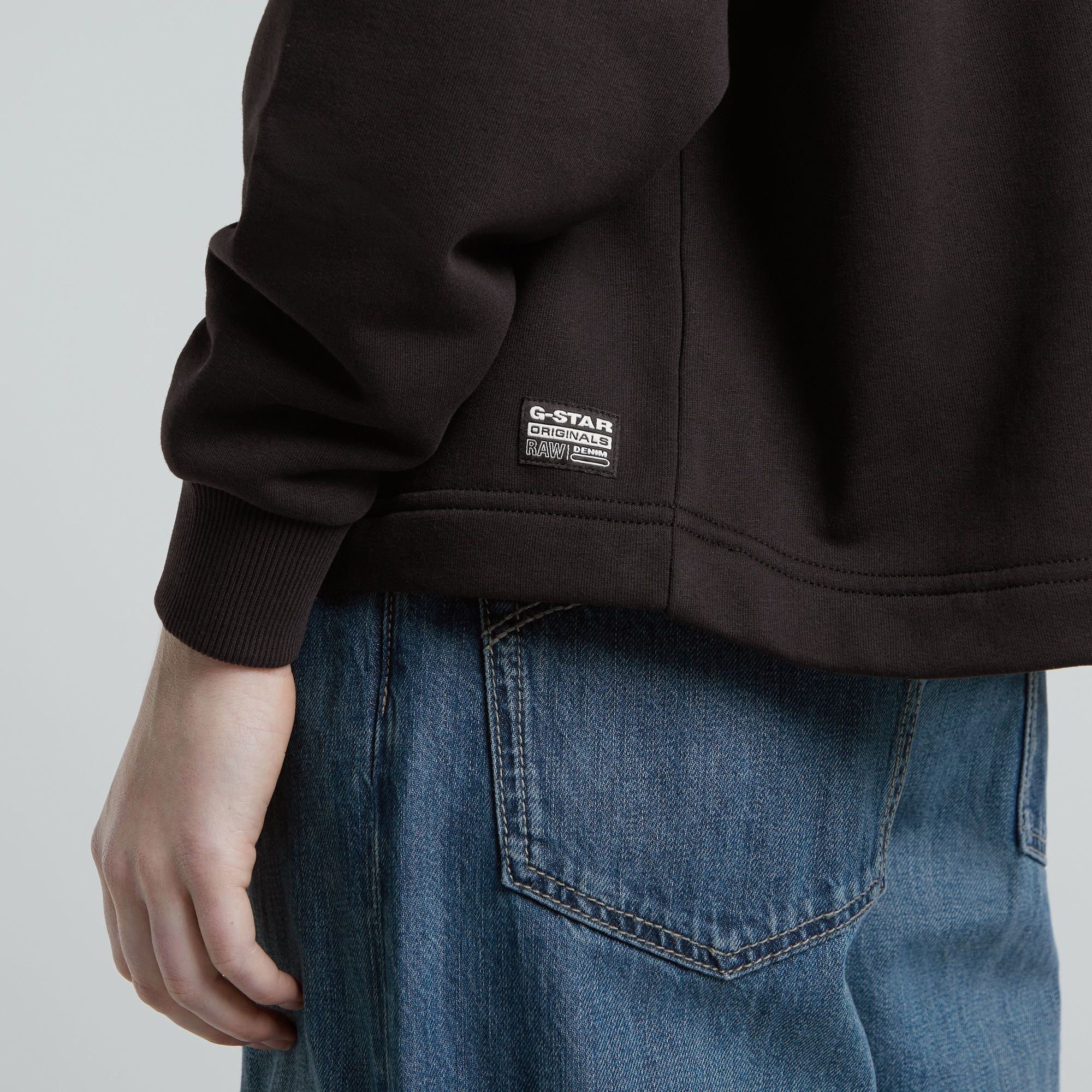 G-Star RAW Chroma Graphic Loose Sweater Zwart Dames