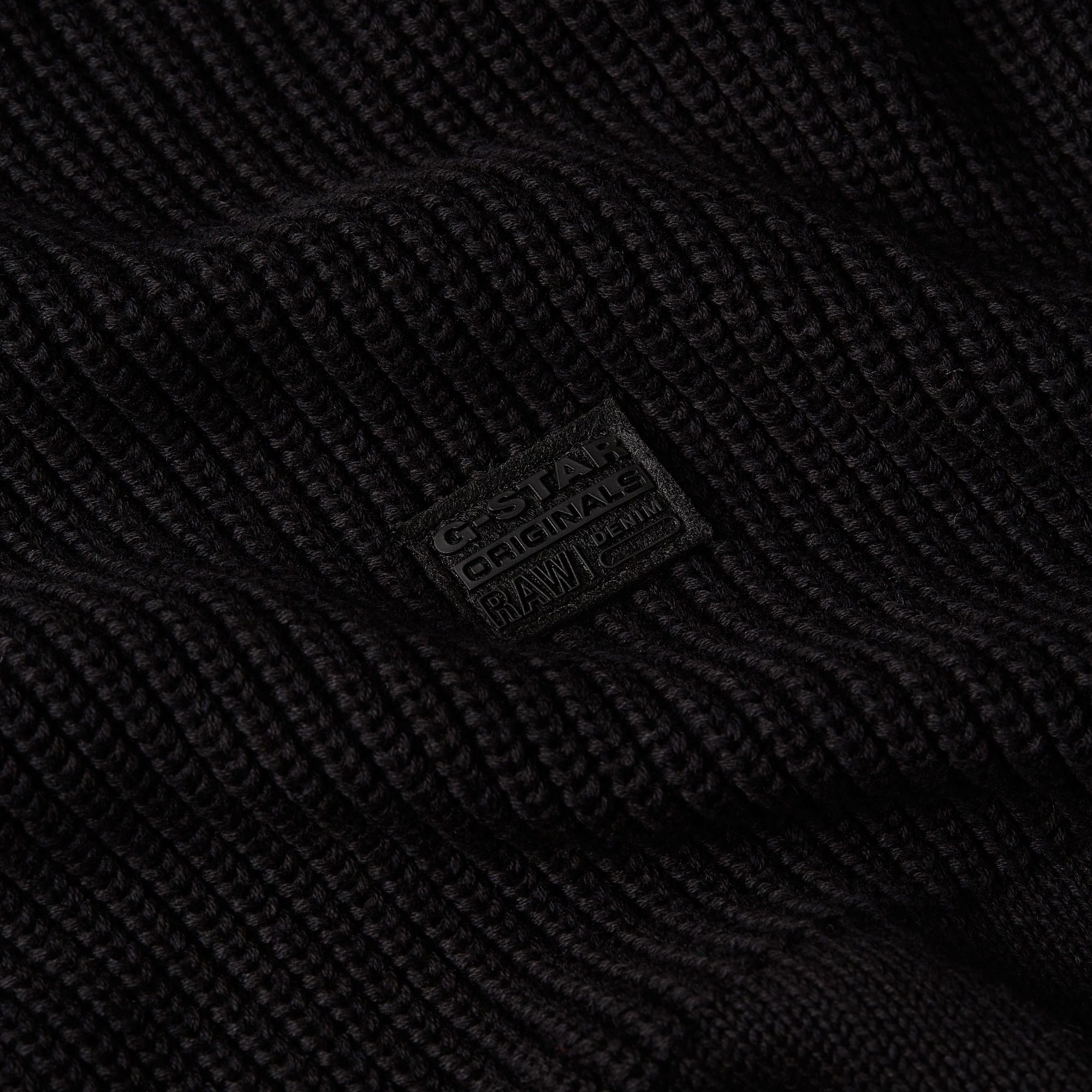 G-Star RAW Fisherman Gebreide Sweater Zwart Heren